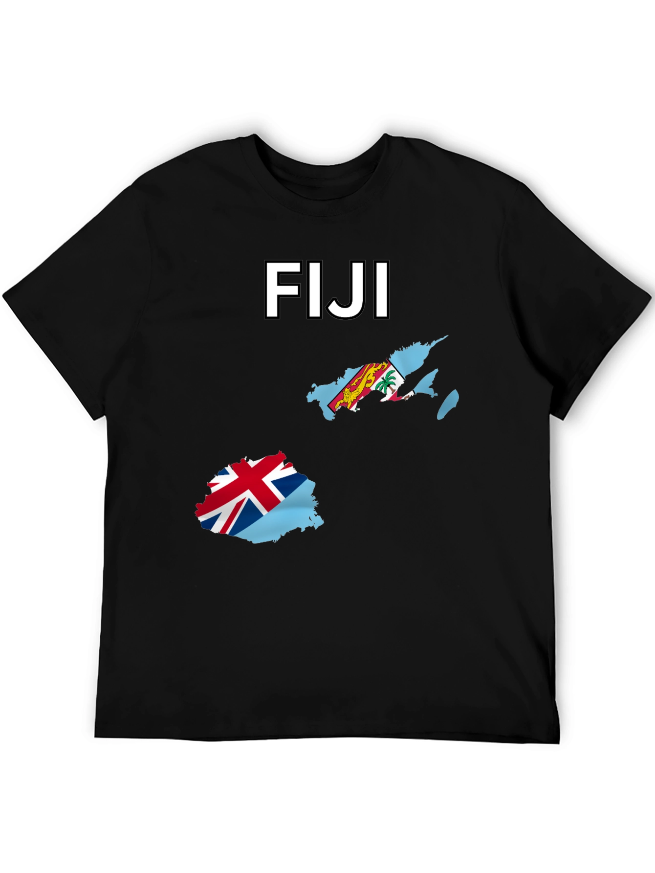 Fiji Map Flag T-Shirt - Country Pride Tee