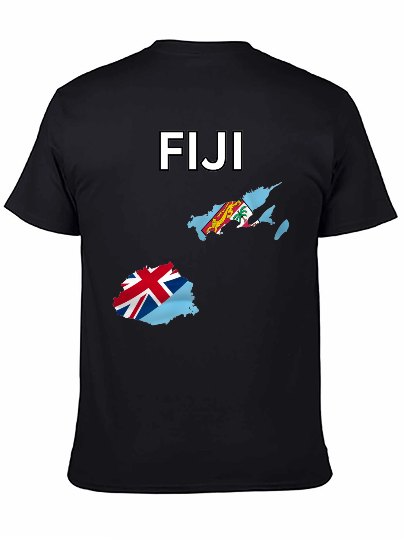 Fiji Map Flag T-Shirt - Country Pride Tee