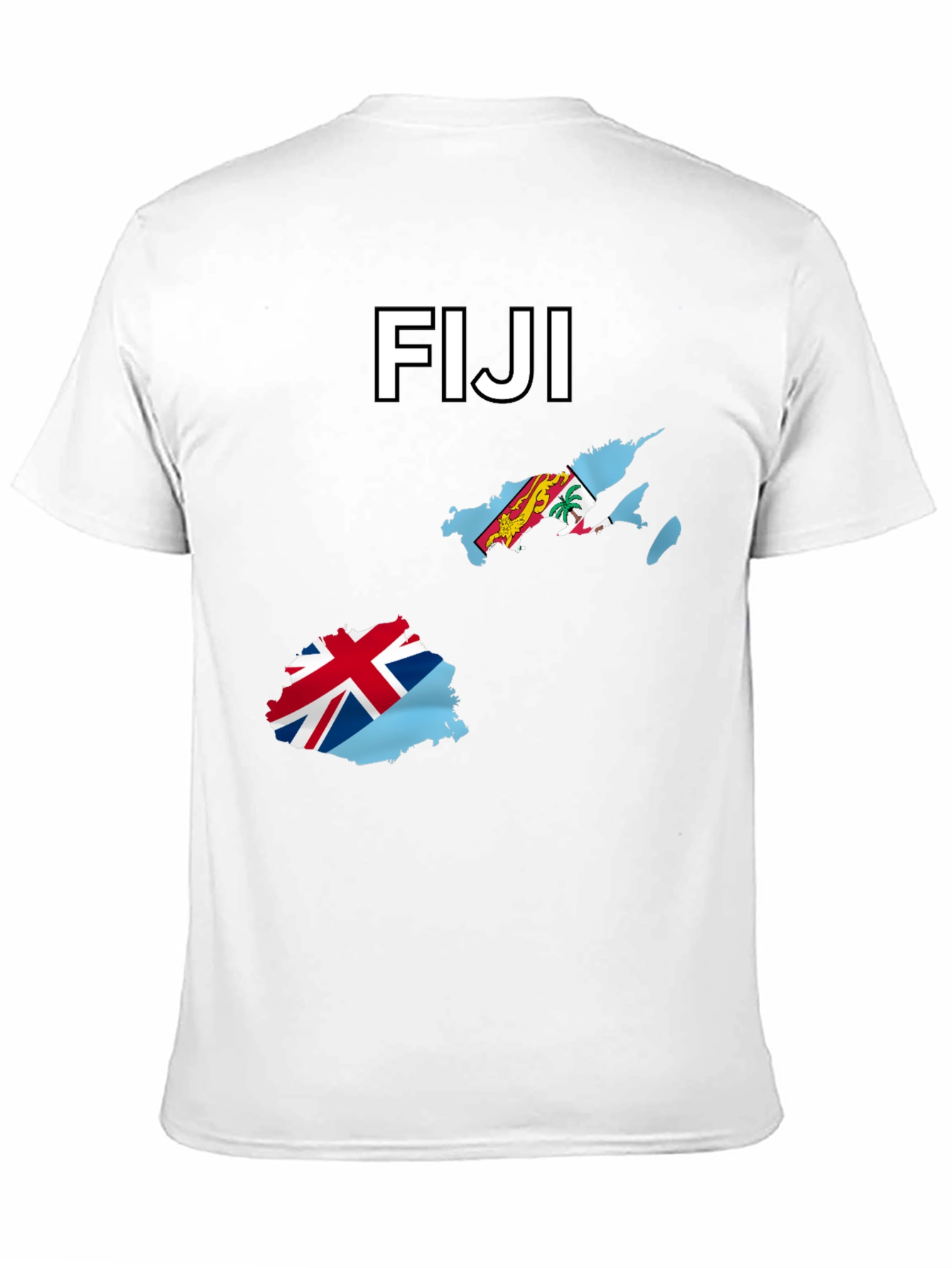 Fiji Map Flag T-Shirt - Country Pride Tee