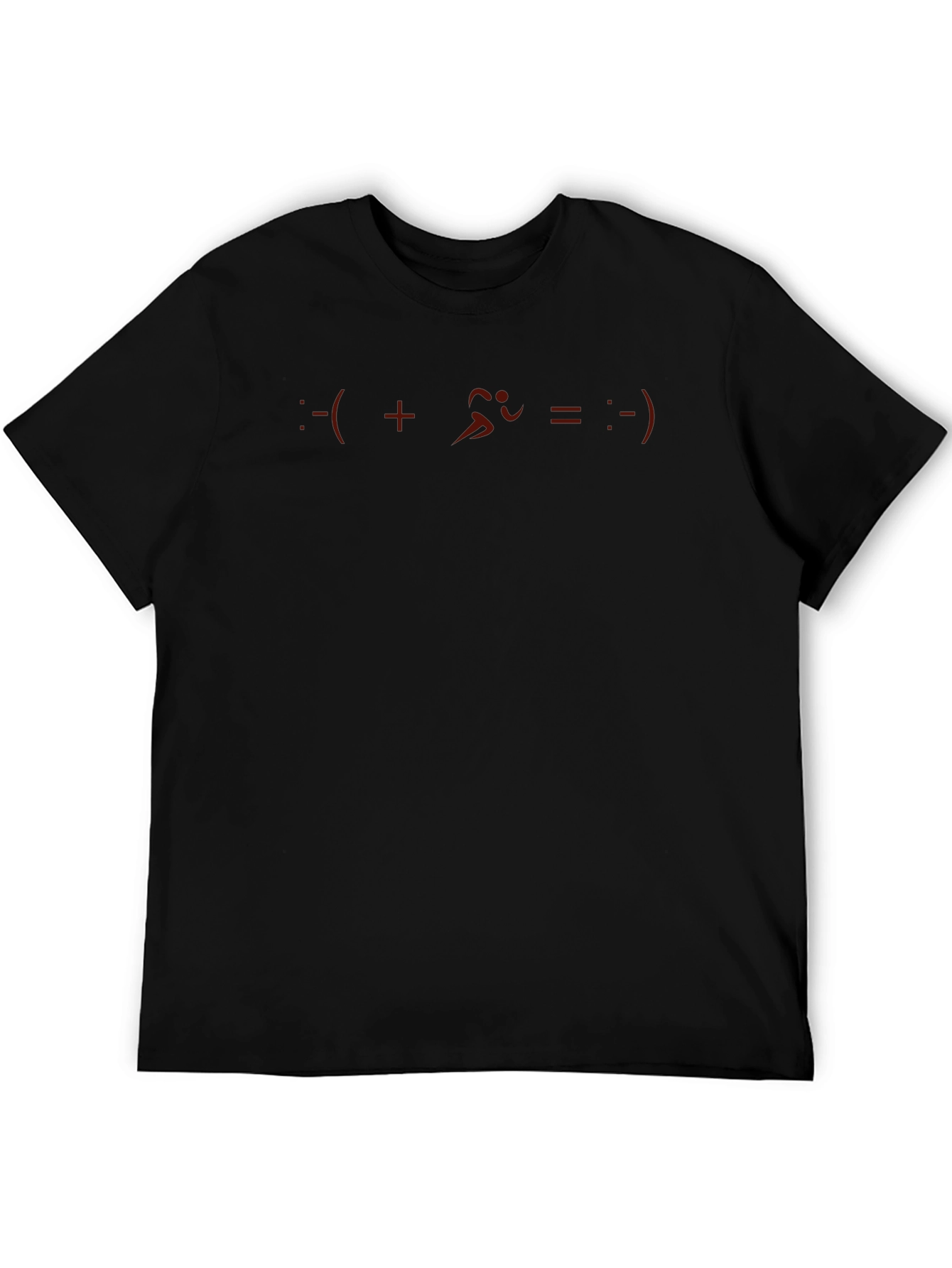 Funny Running T-Shirt - Sad + Running = Happy