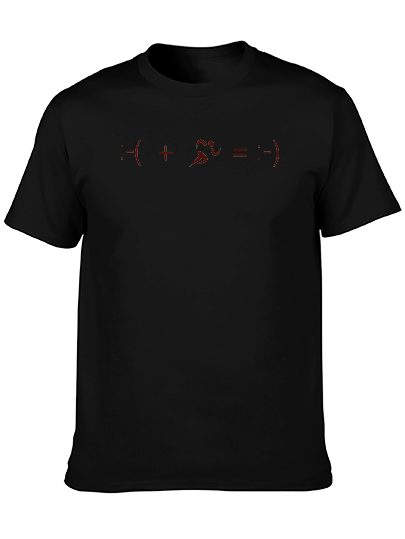 Funny Running T-Shirt - Sad + Running = Happy