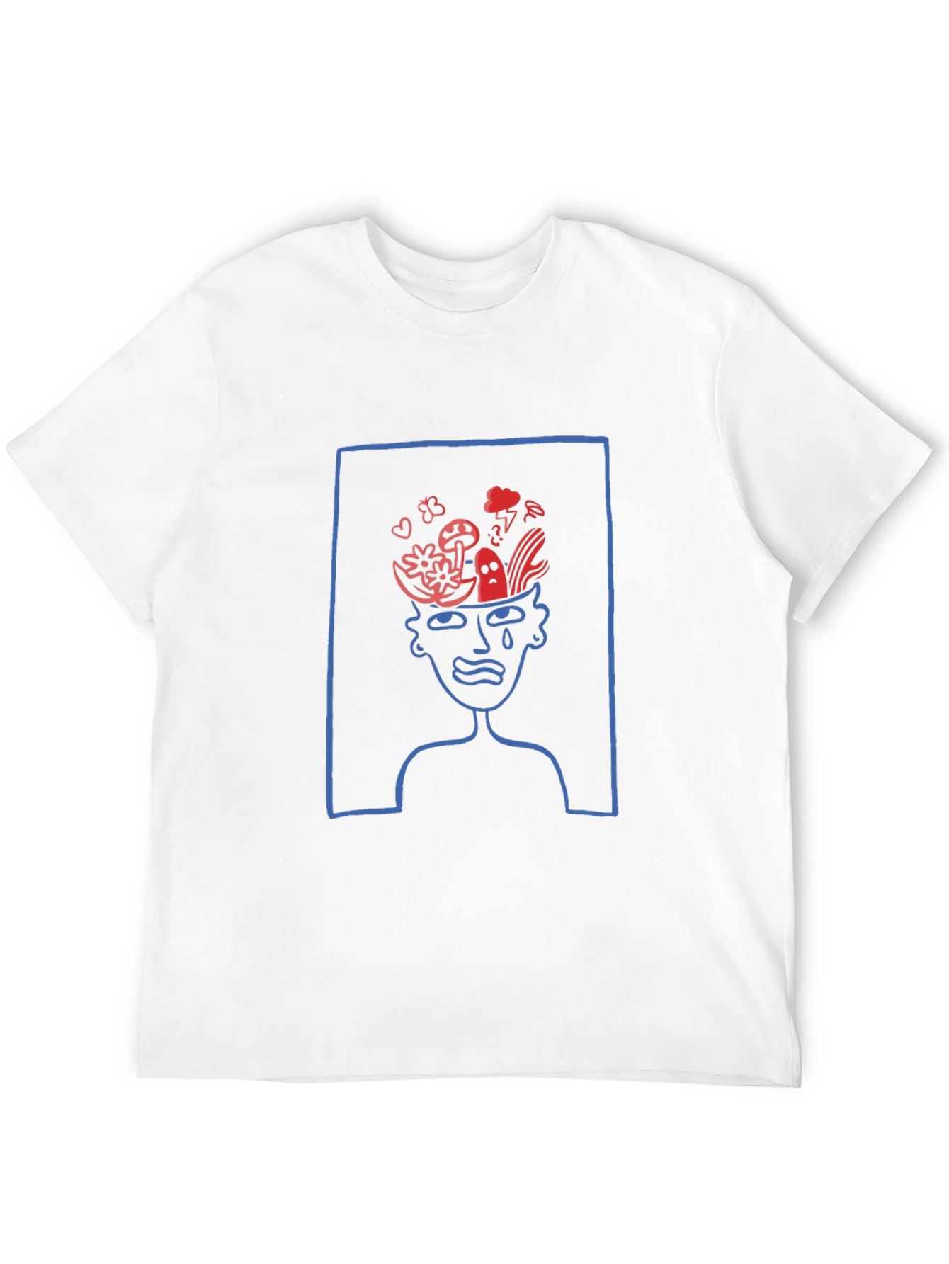 Unique Graphic Tee - Emotional Artwork
