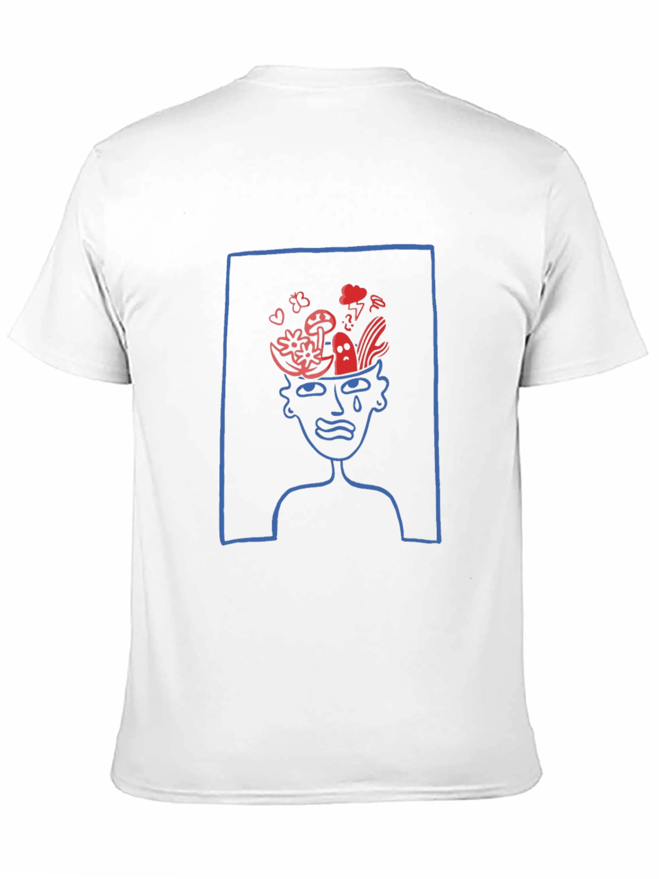 Unique Graphic Tee - Emotional Artwork