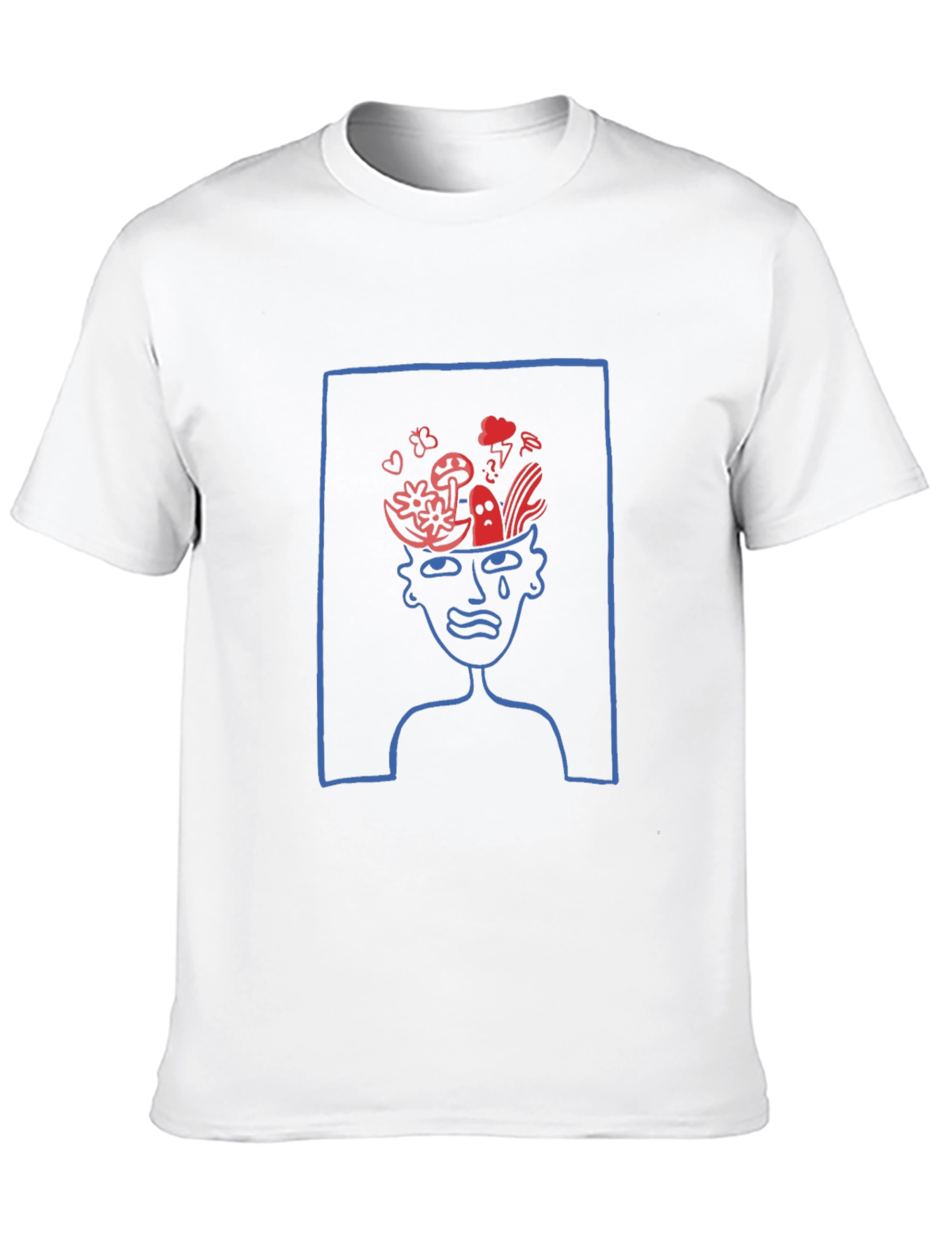Unique Graphic Tee - Emotional Artwork