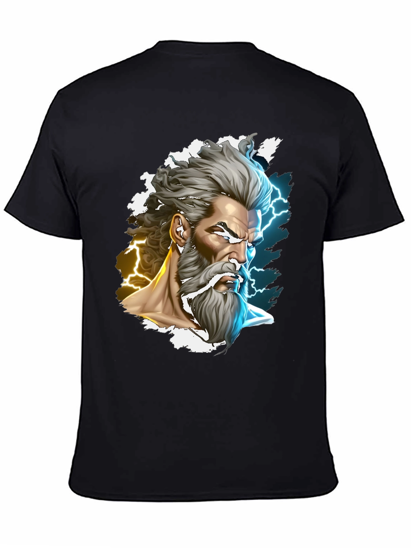 Zeus Graphic Tee - Mythic Thunder God T-Shirt