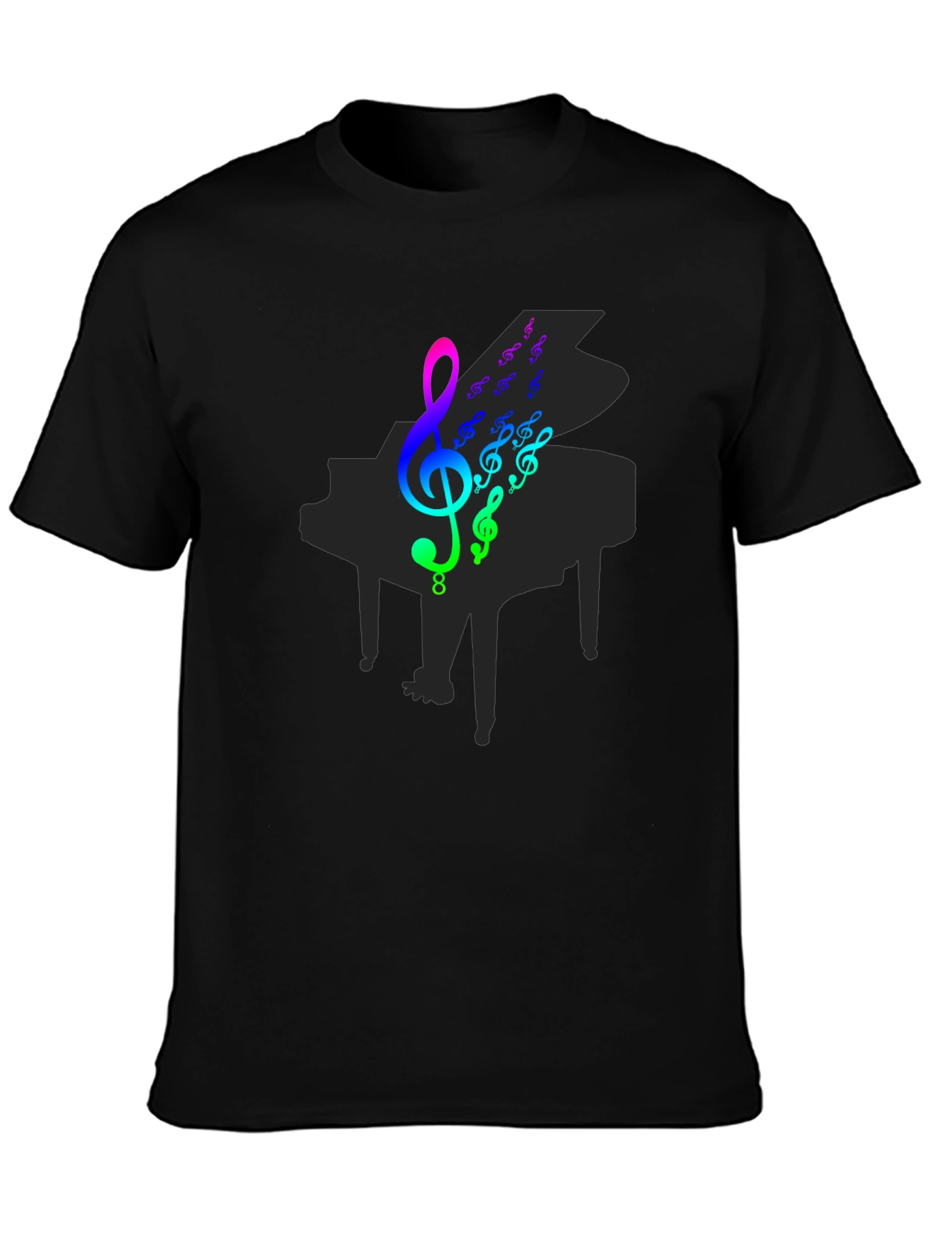 Musical Piano Graphic T-Shirt