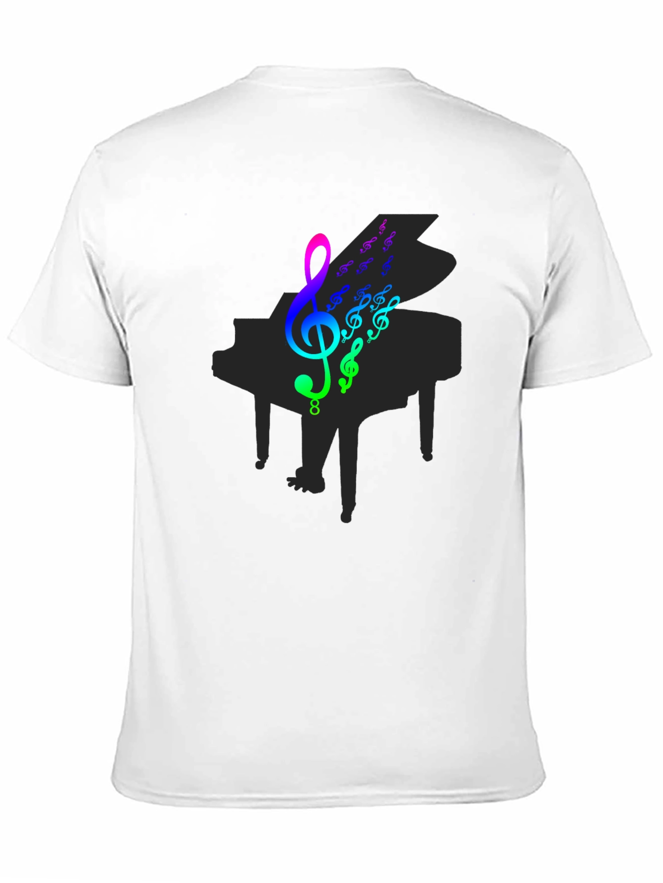 Musical Piano Graphic T-Shirt
