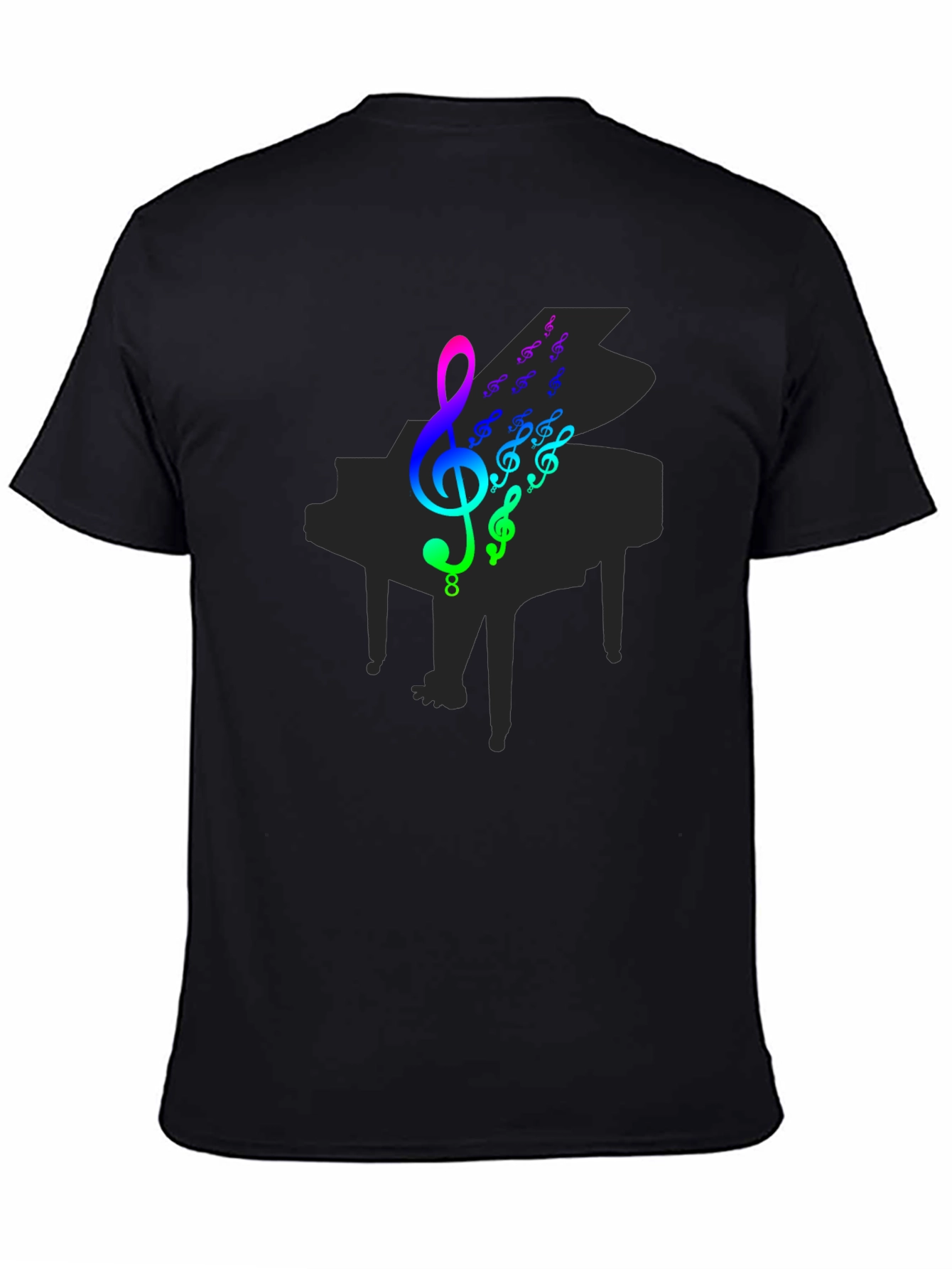 Musical Piano Graphic T-Shirt