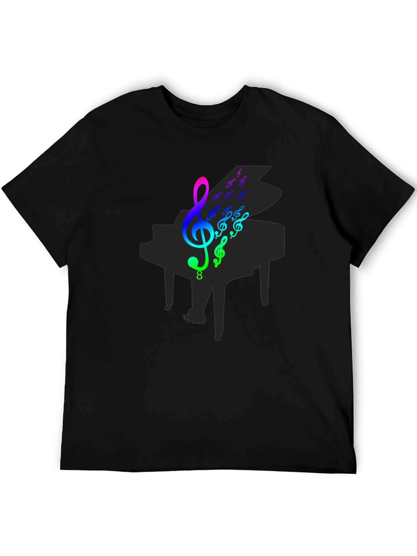 Musical Piano Graphic T-Shirt