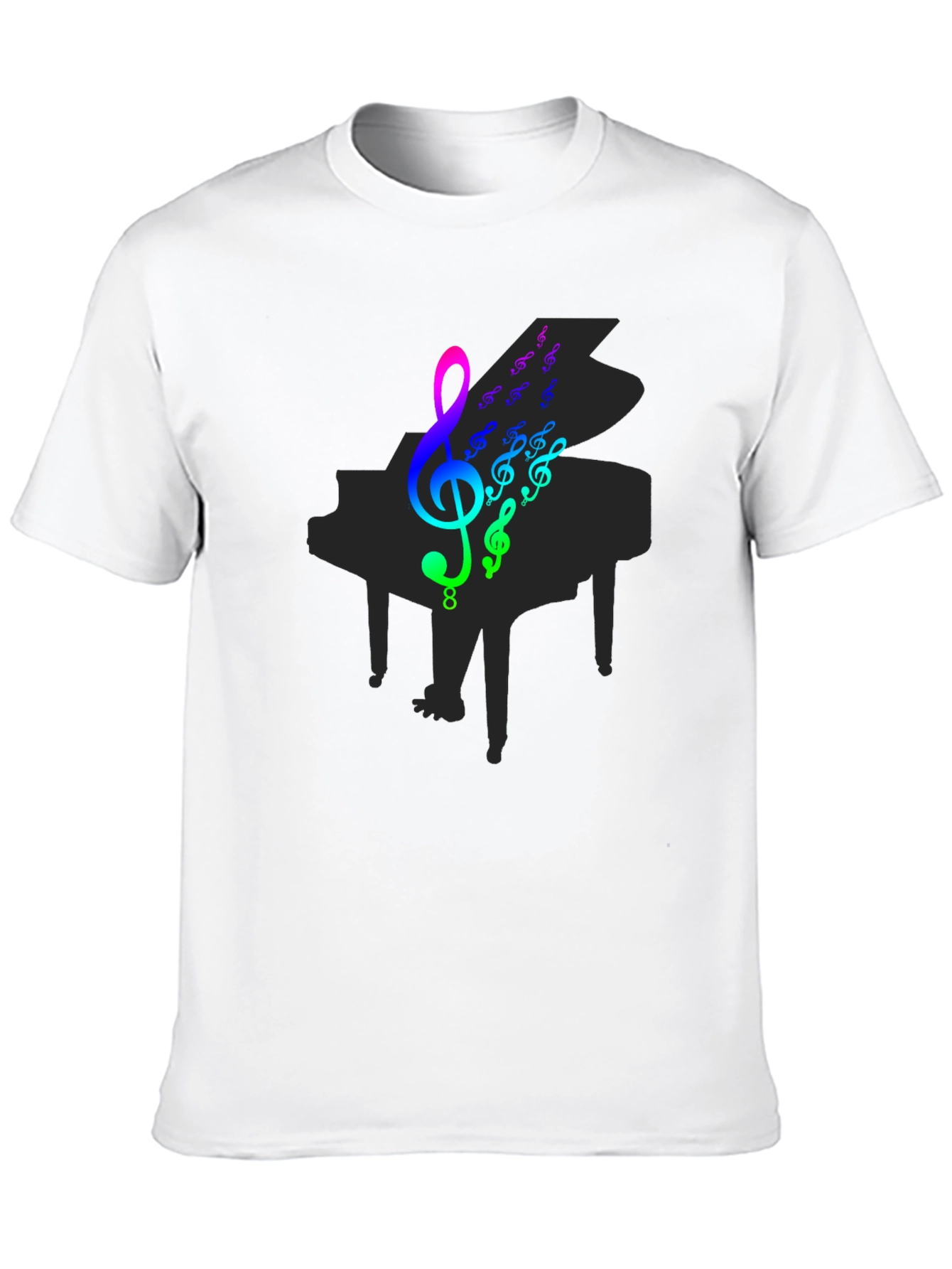 Musical Piano Graphic T-Shirt