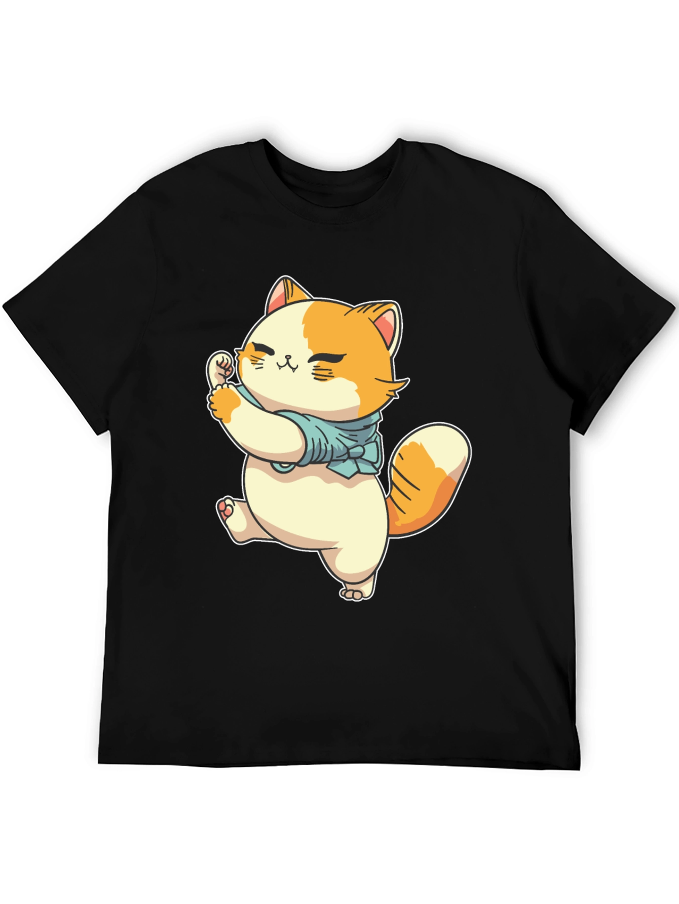 Cute Cat Graphic Tee - Unisex