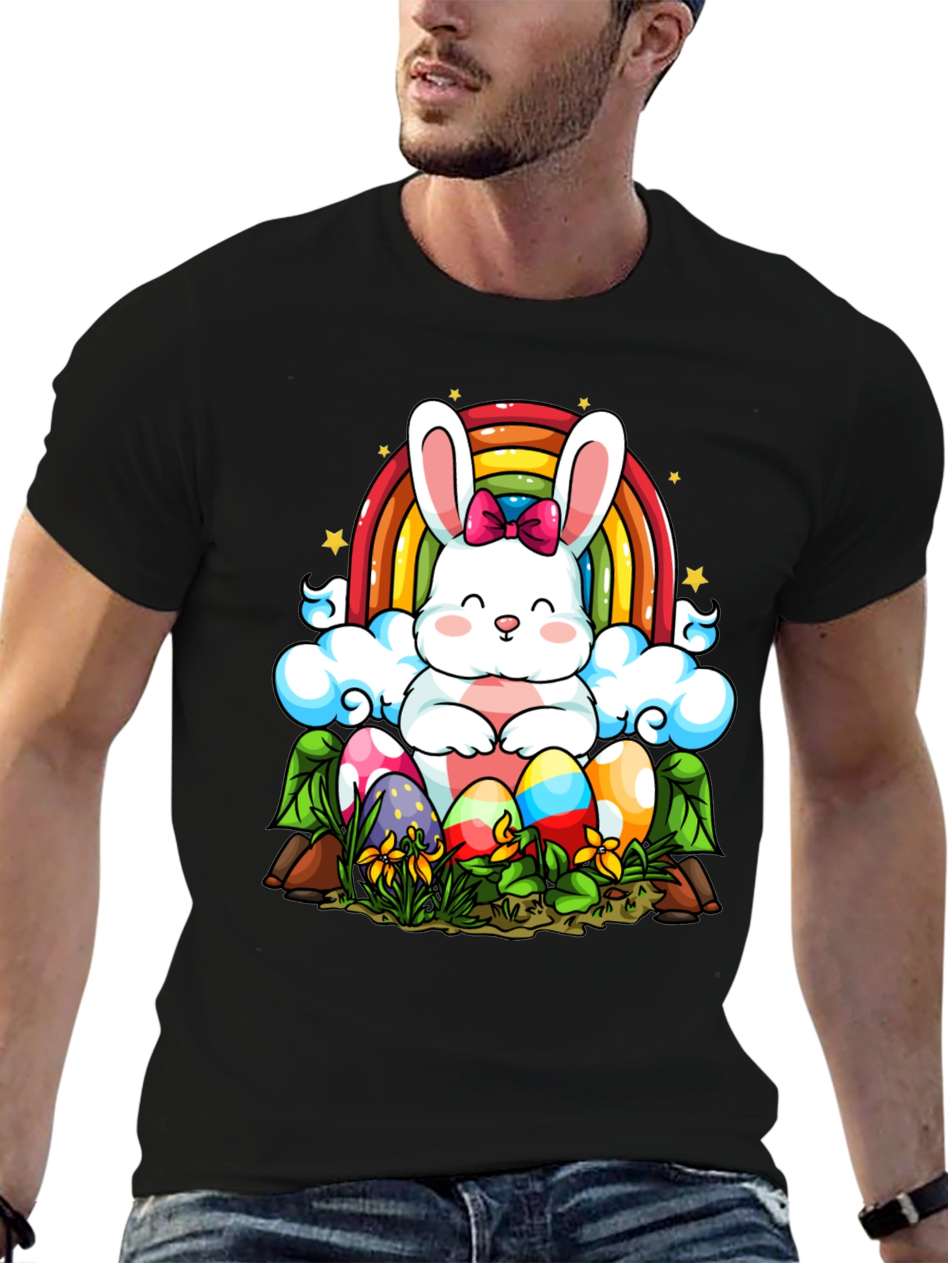 Easter Bunny Rainbow T-Shirt