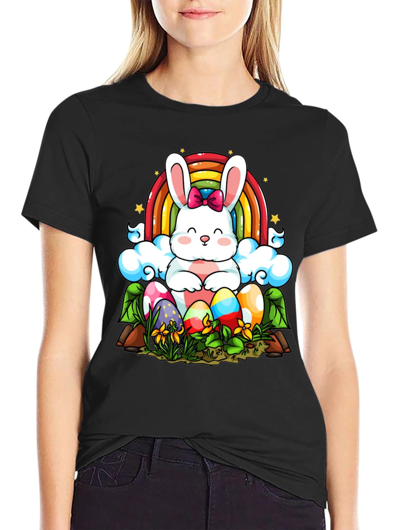 Easter Bunny Rainbow T-Shirt