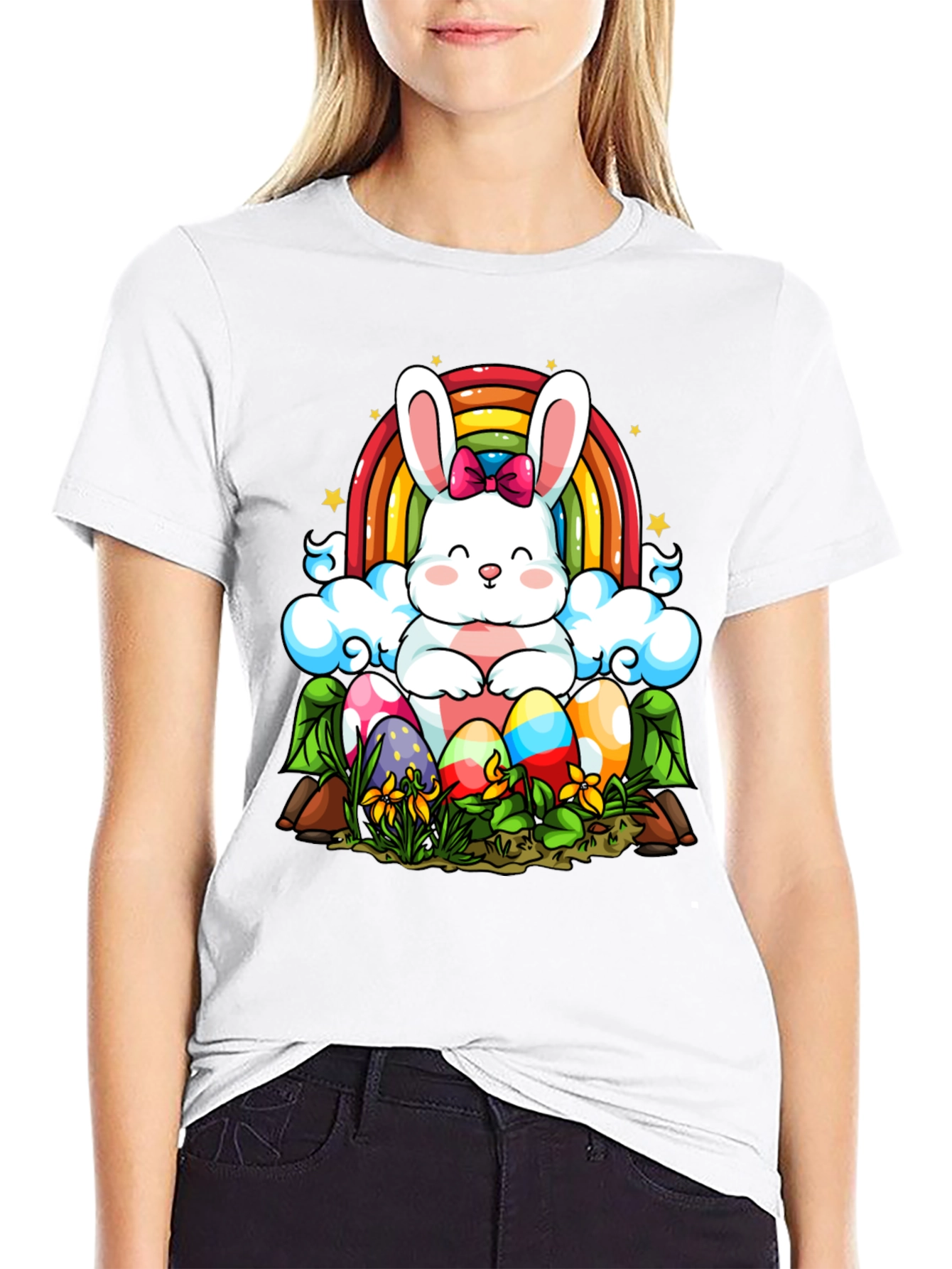 Easter Bunny Rainbow T-Shirt