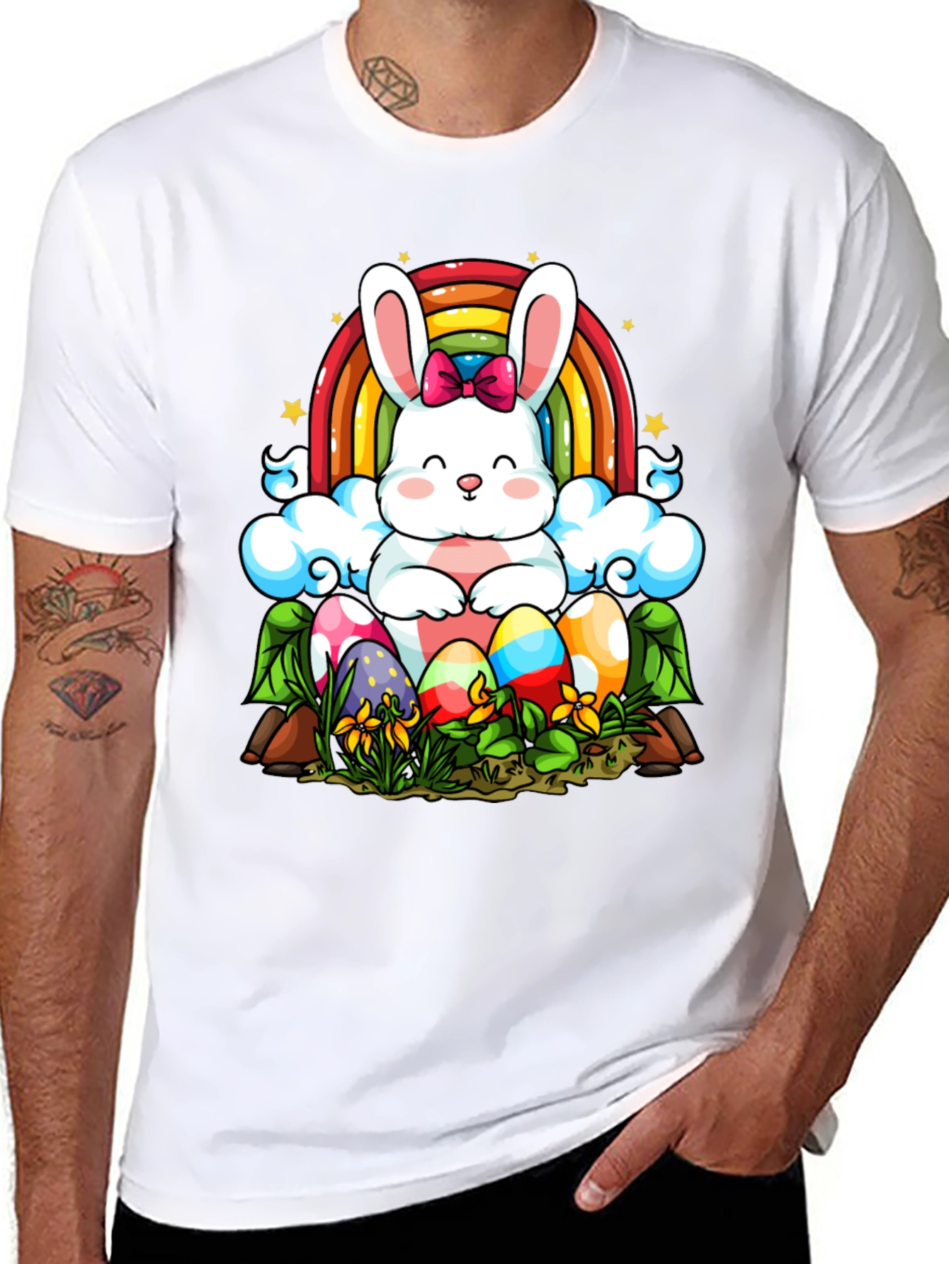 Easter Bunny Rainbow T-Shirt