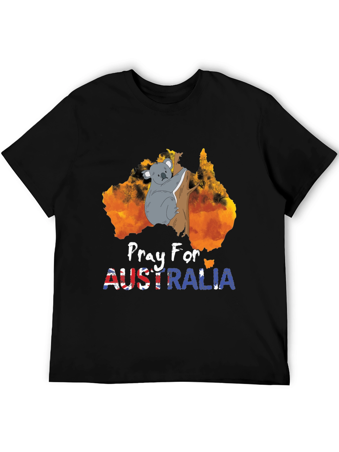Pray for Australia Koala Graphic Tee