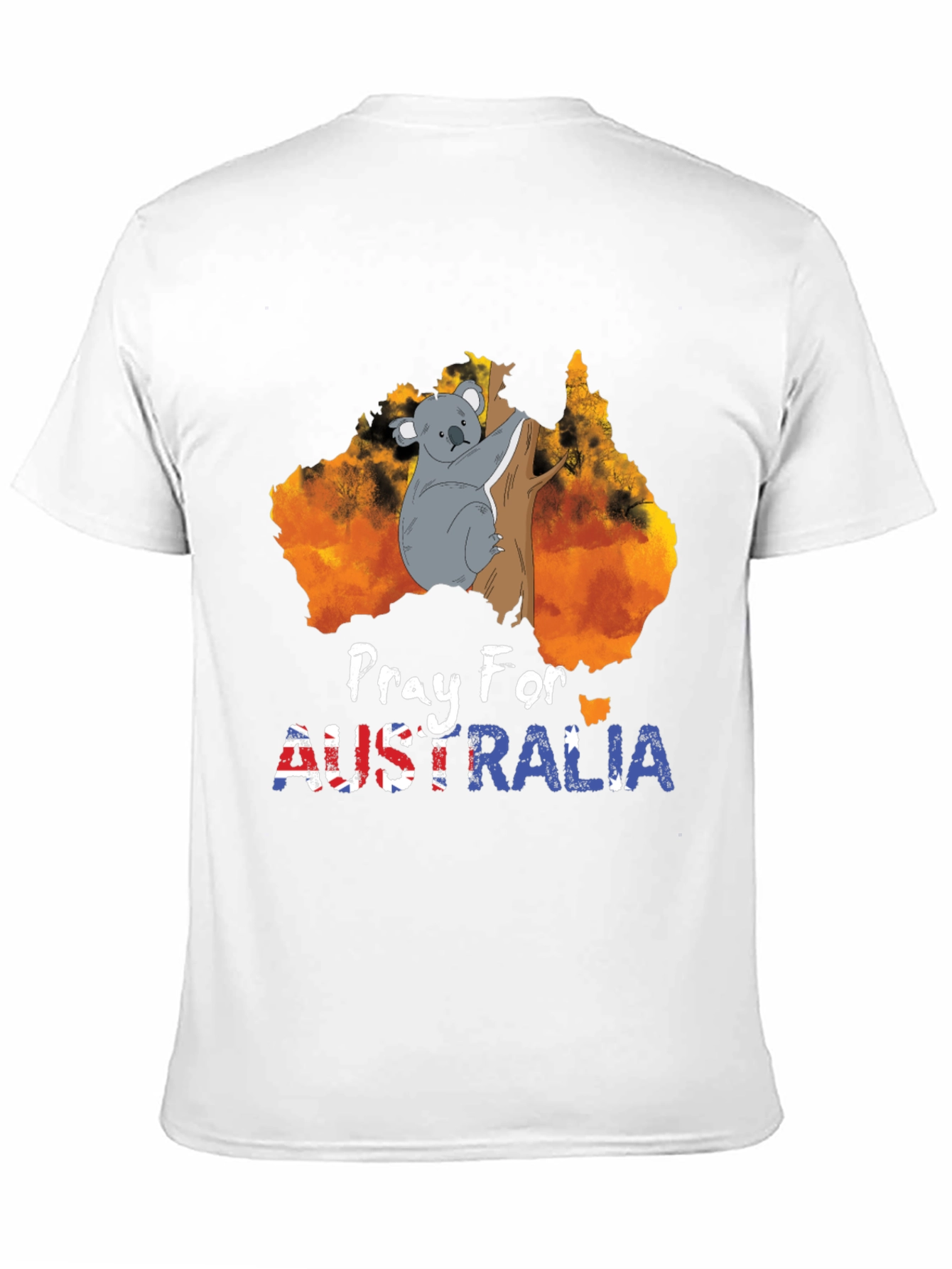 Pray for Australia Koala Graphic Tee