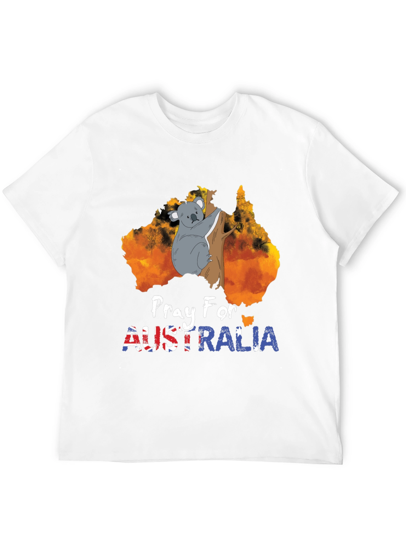 Pray for Australia Koala Graphic Tee