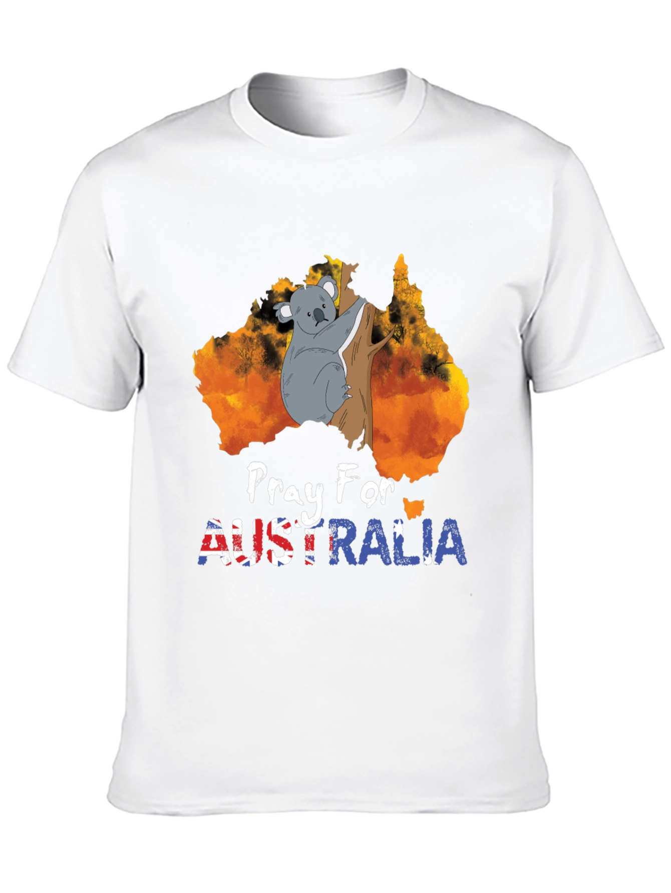 Pray for Australia Koala Graphic Tee