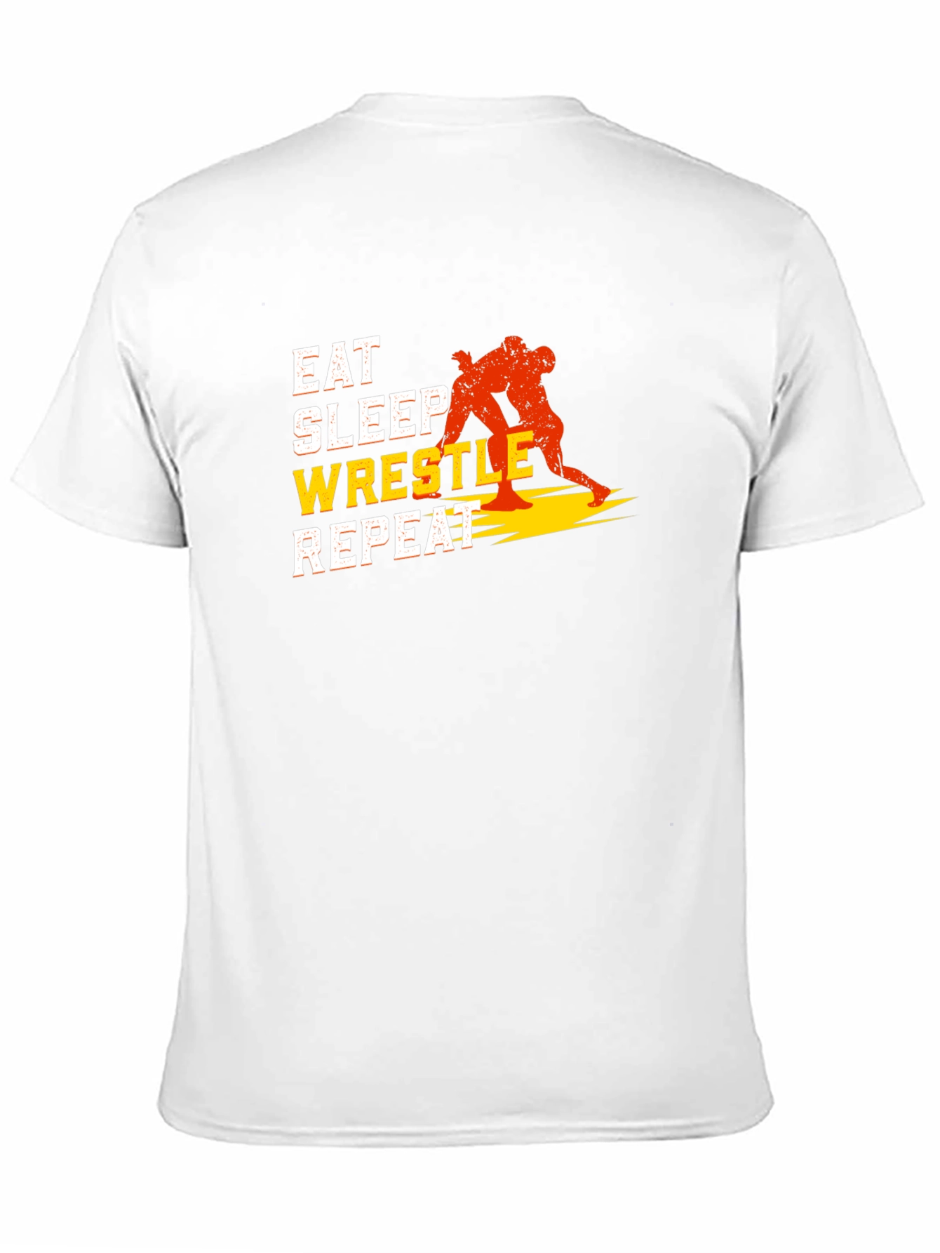 Eat Sleep Wrestle Repeat Graphic T-Shirt
