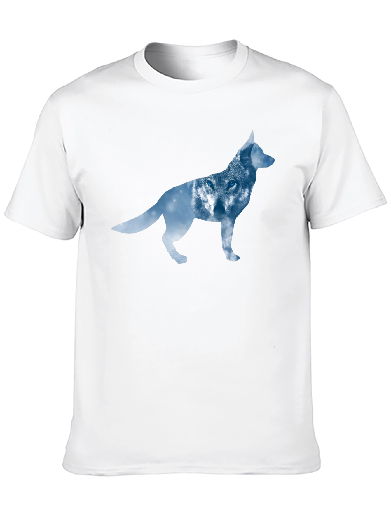 Wolf Silhouette T-Shirt - Modern Graphic Tee