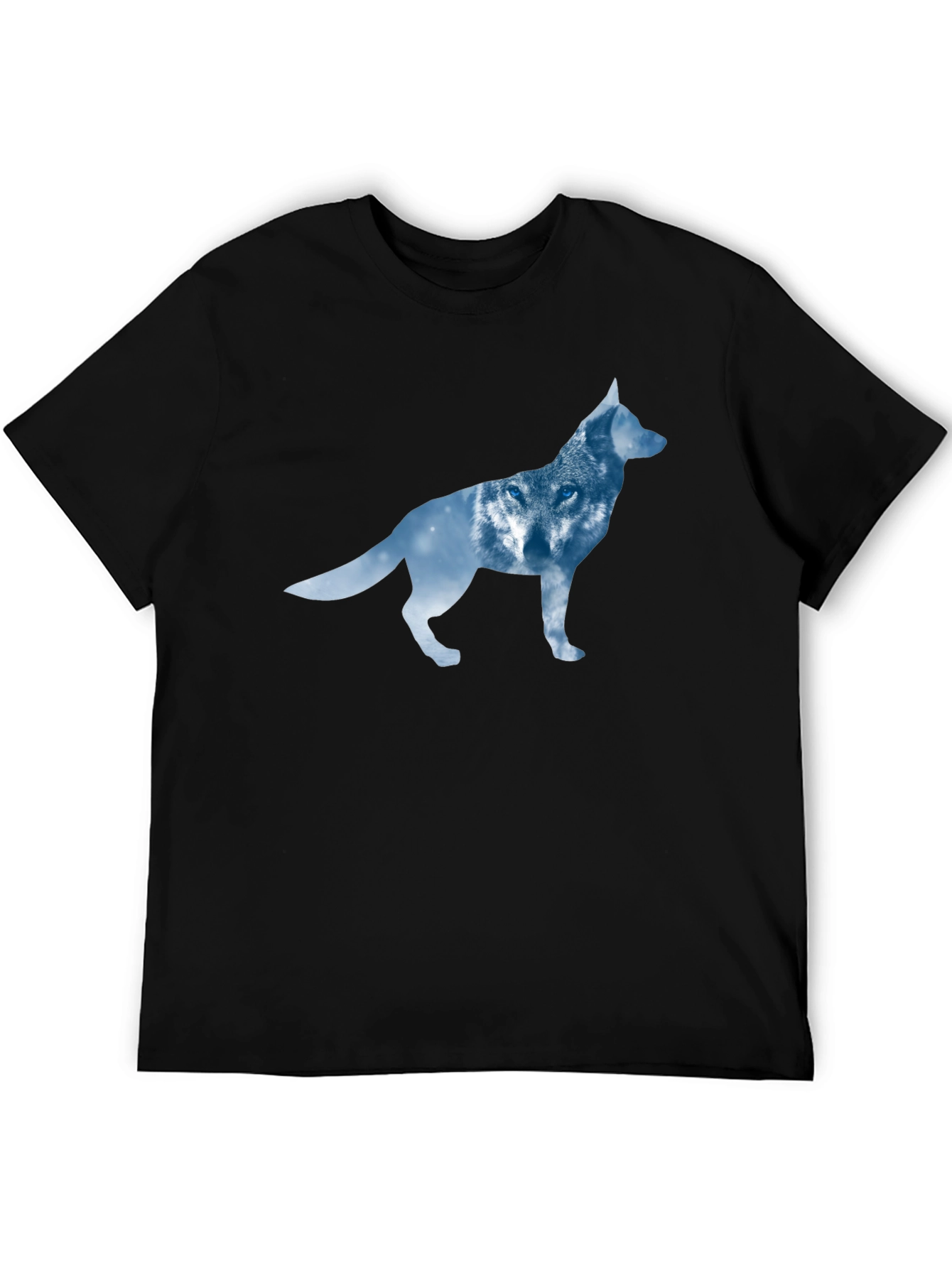 Wolf Silhouette T-Shirt - Modern Graphic Tee