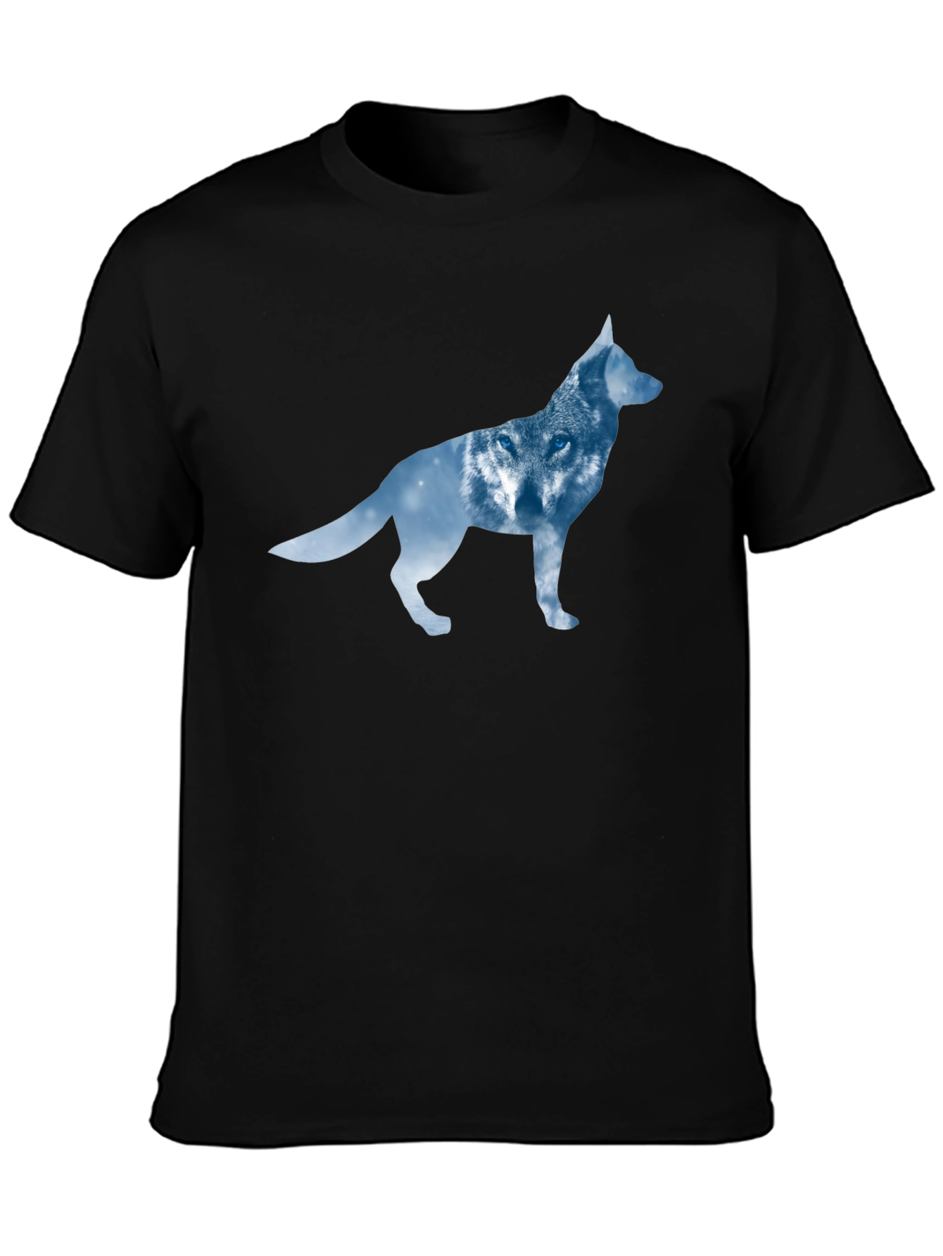 Wolf Silhouette T-Shirt - Modern Graphic Tee