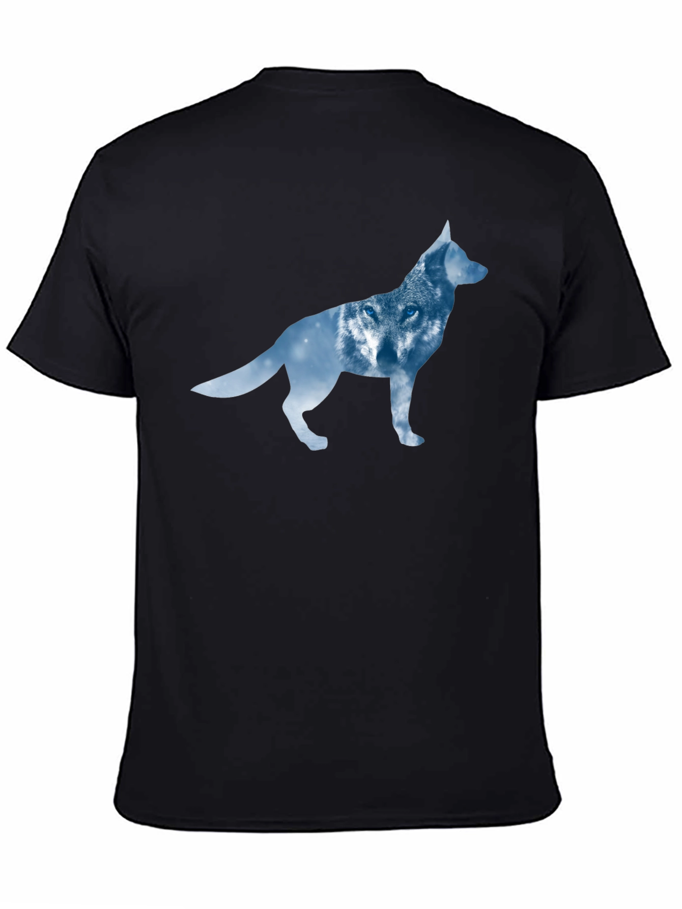 Wolf Silhouette T-Shirt - Modern Graphic Tee