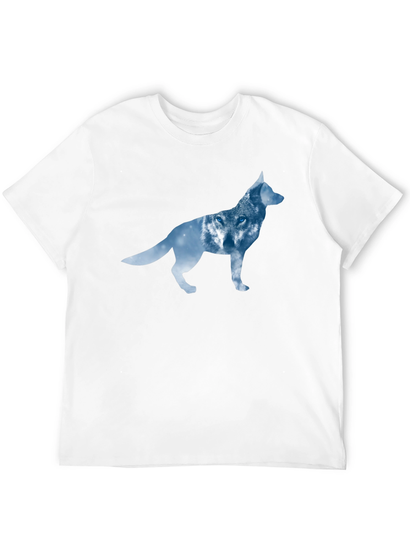 Wolf Silhouette T-Shirt - Modern Graphic Tee