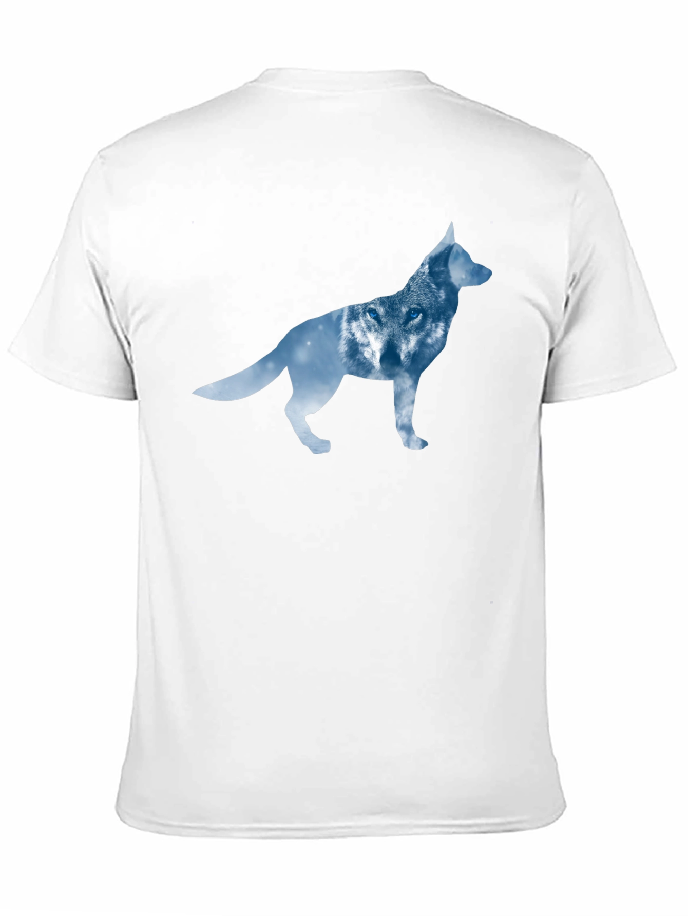 Wolf Silhouette T-Shirt - Modern Graphic Tee