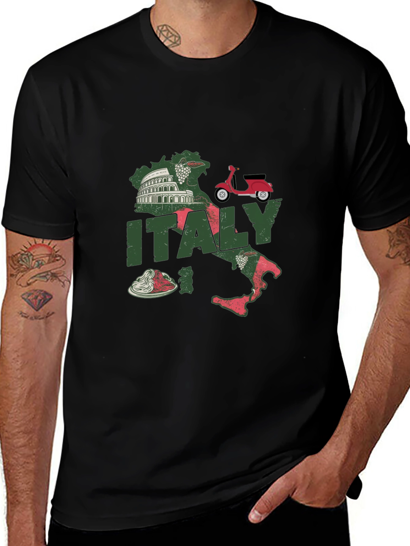 Italy Map T-Shirt - Italian Pride