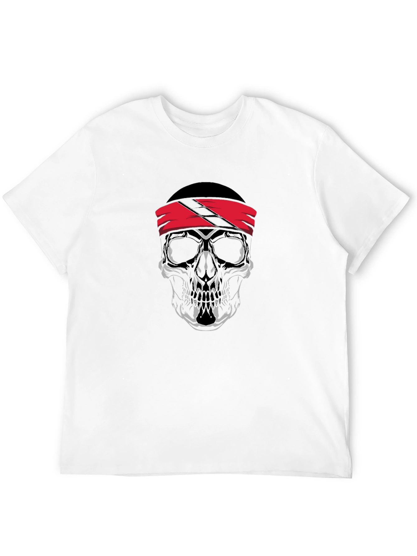 Skull Bandana Graphic T-Shirt