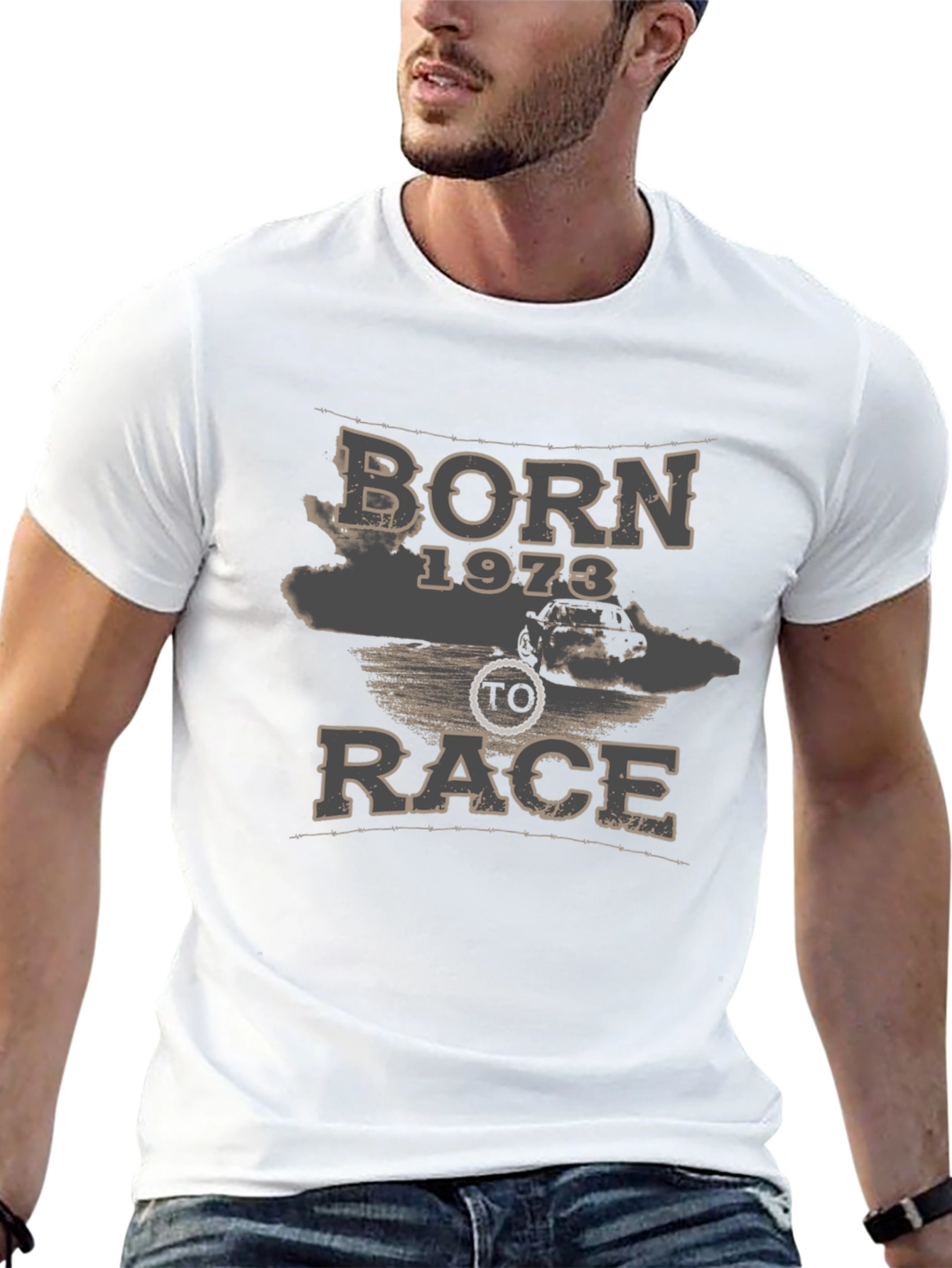 Born 1973 To Race Graphic Tee