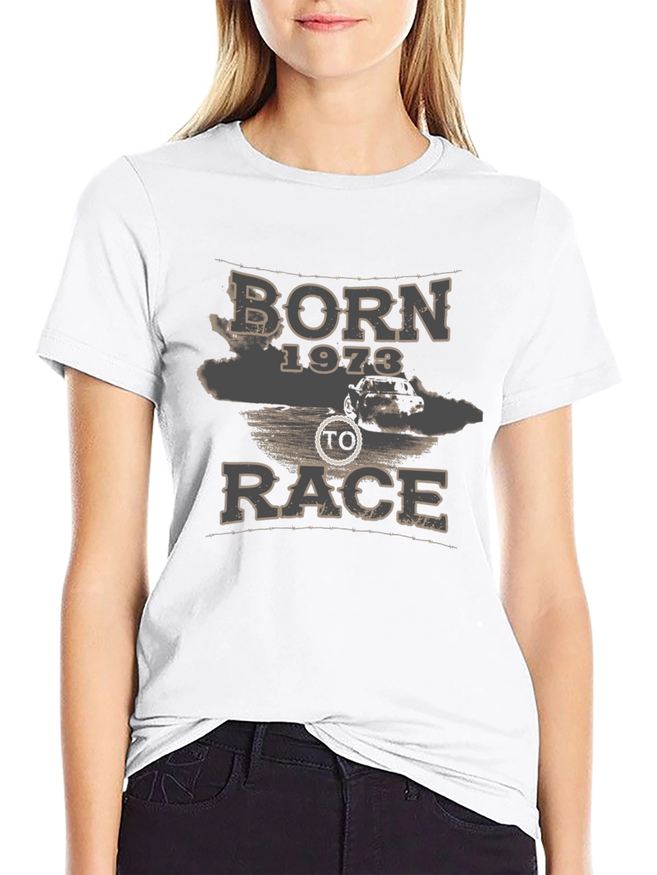 Born 1973 To Race Graphic Tee