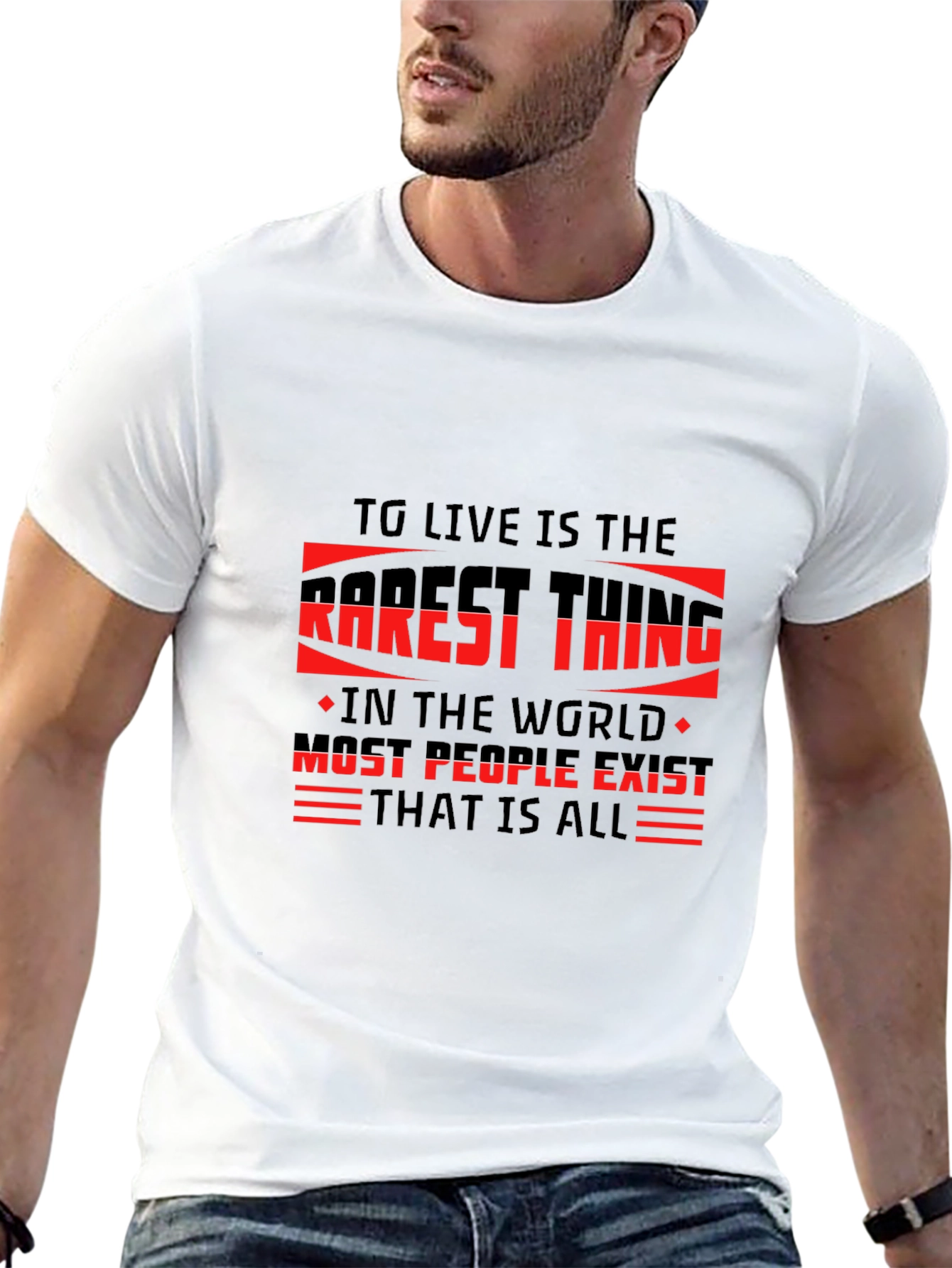 TG Live is the Rarest Thing Black T-Shirt