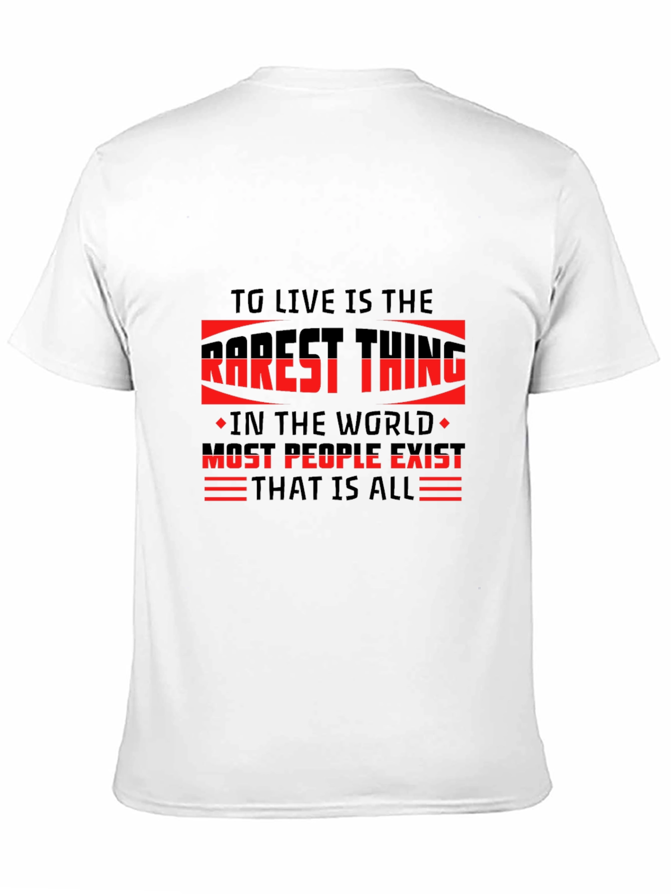 TG Live is the Rarest Thing Black T-Shirt