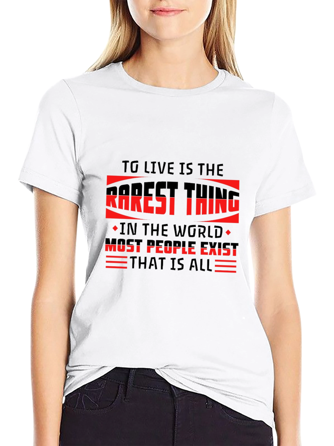 TG Live is the Rarest Thing Black T-Shirt