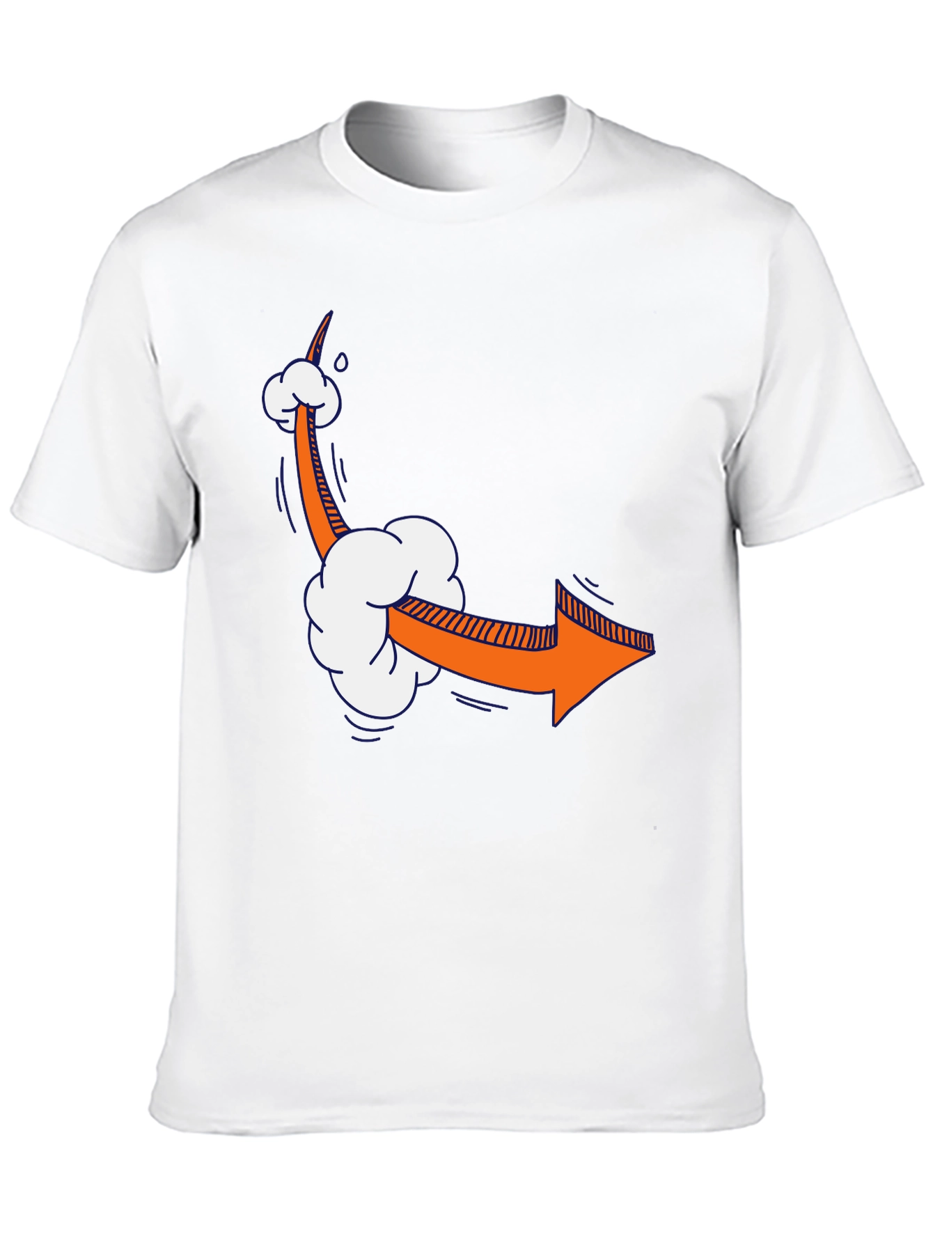 Cartoon Arrow T-Shirt - Funny Directional Tee