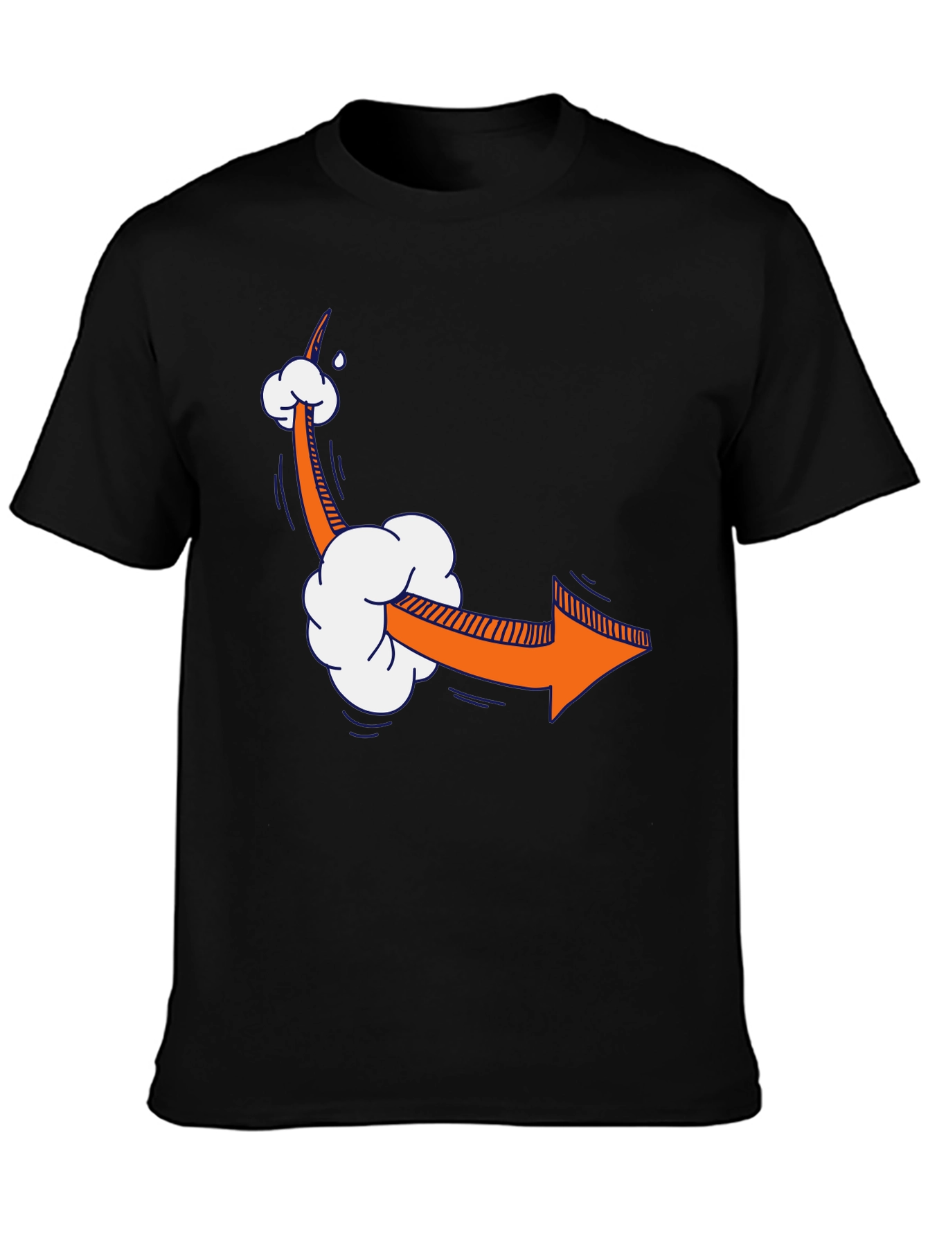 Cartoon Arrow T-Shirt - Funny Directional Tee