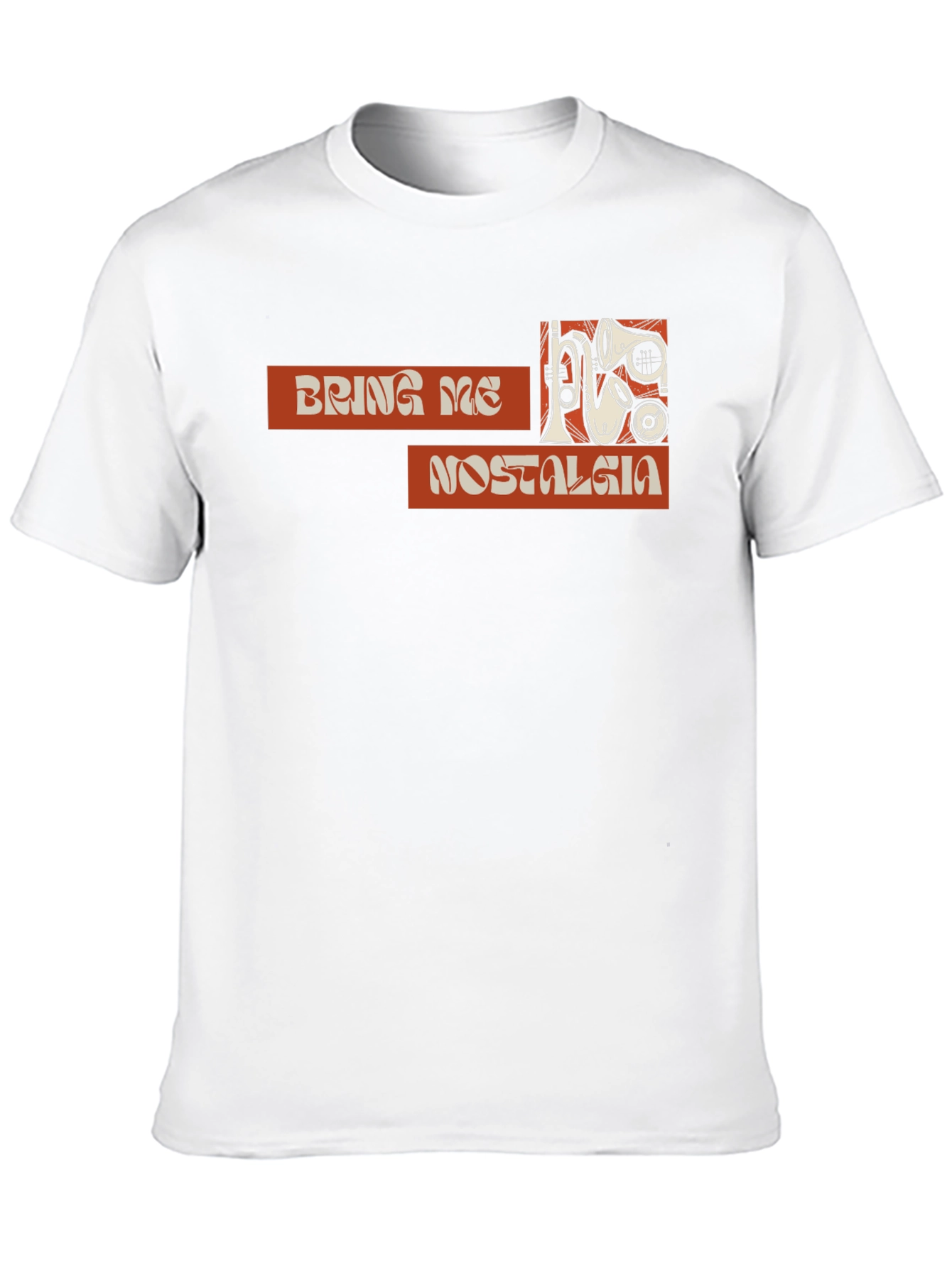 Retro Bring Me Nostalgia Black T-Shirt