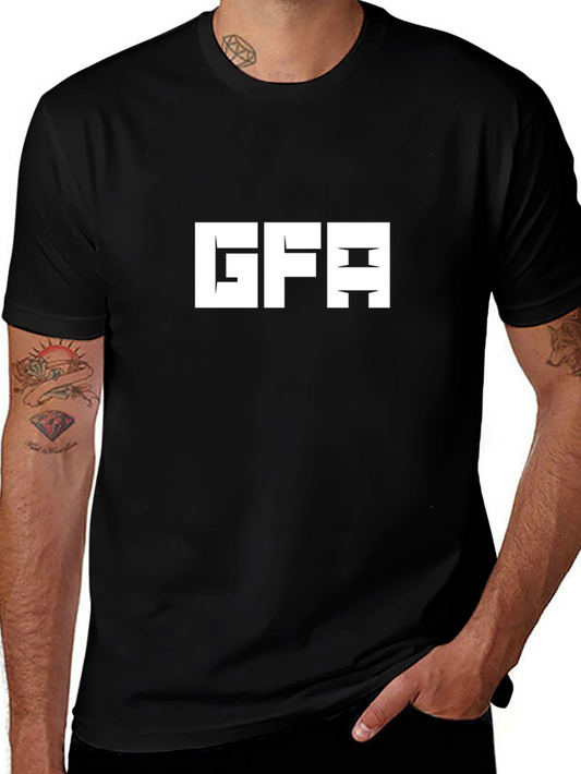 GFA Graphic Black T-Shirt - Bold Statement Tee
