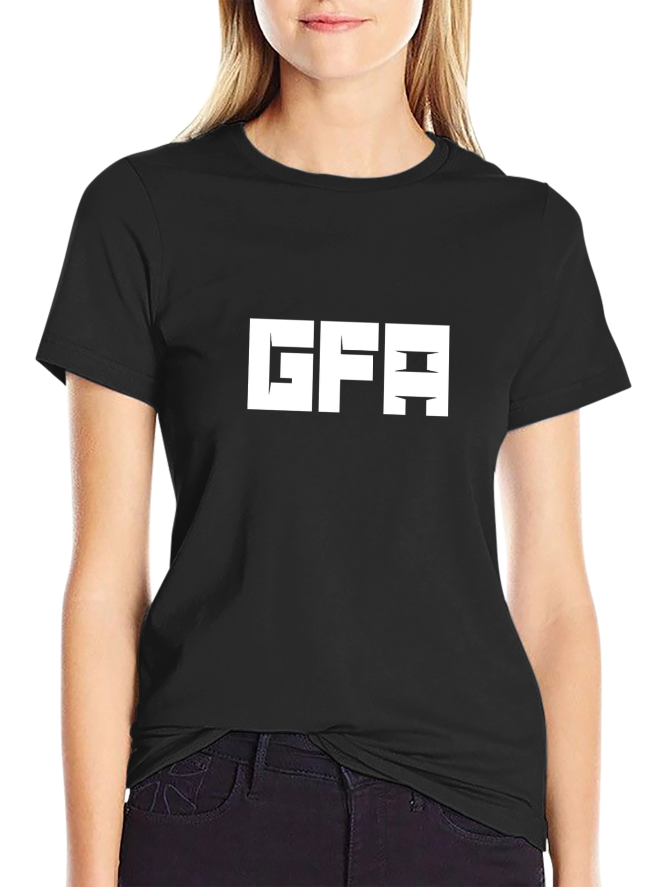 GFA Graphic Black T-Shirt - Bold Statement Tee