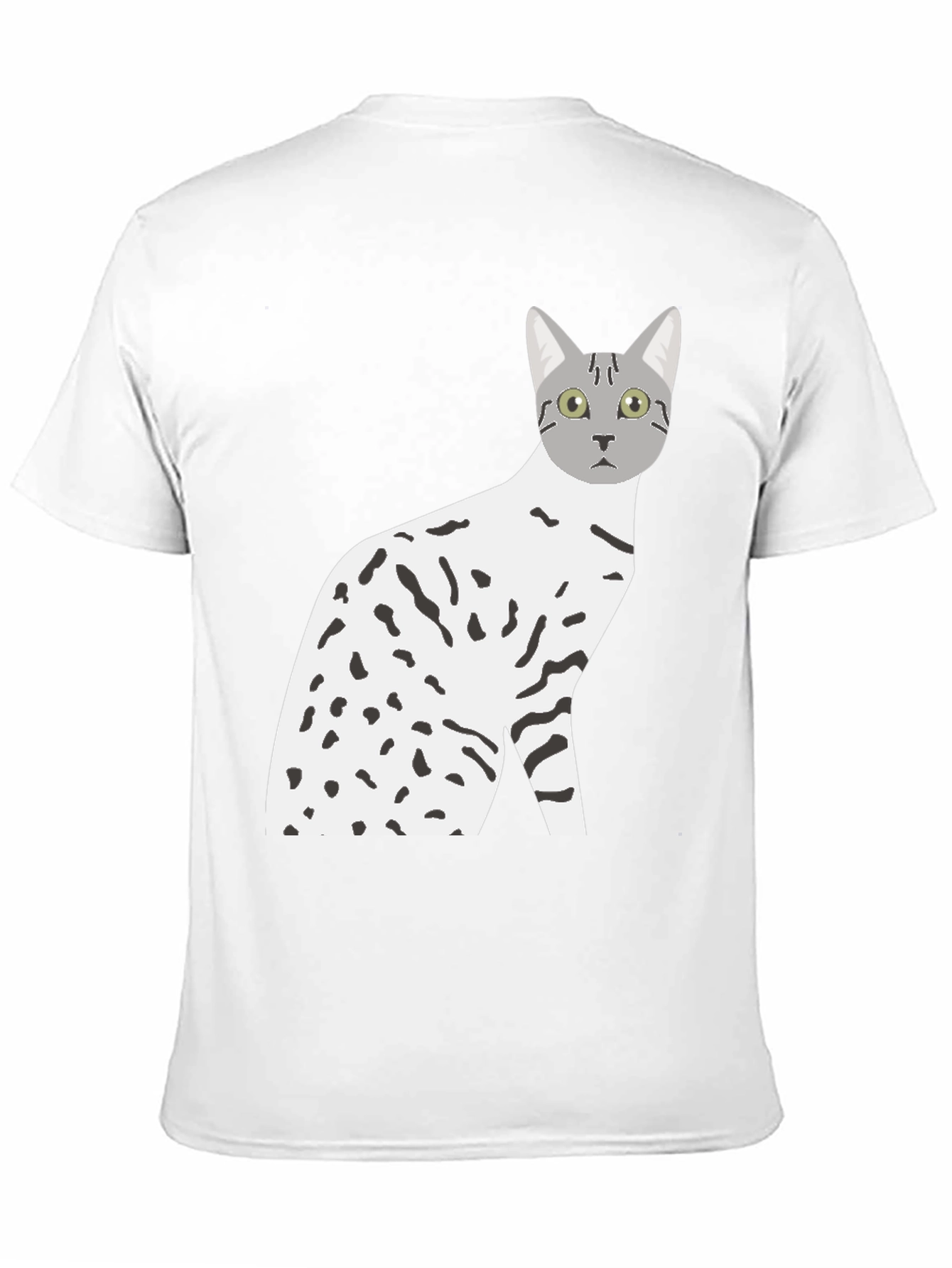 Cat Graphic Tee - Mens Black T-Shirt