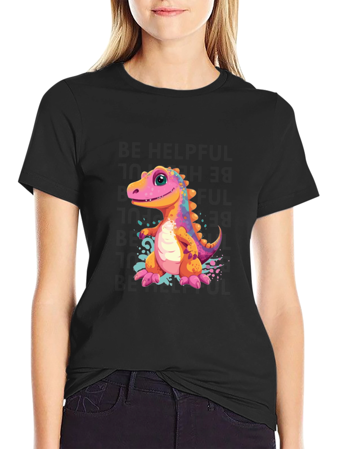 Dino T-Shirt - Cute Cartoon Dinosaur Design