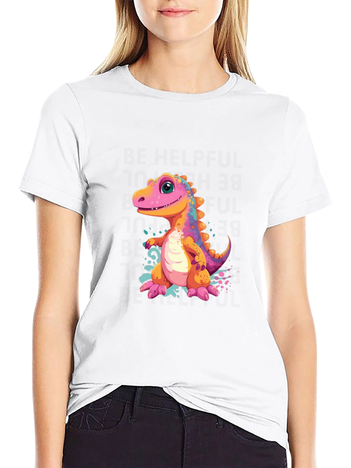 Dino T-Shirt - Cute Cartoon Dinosaur Design