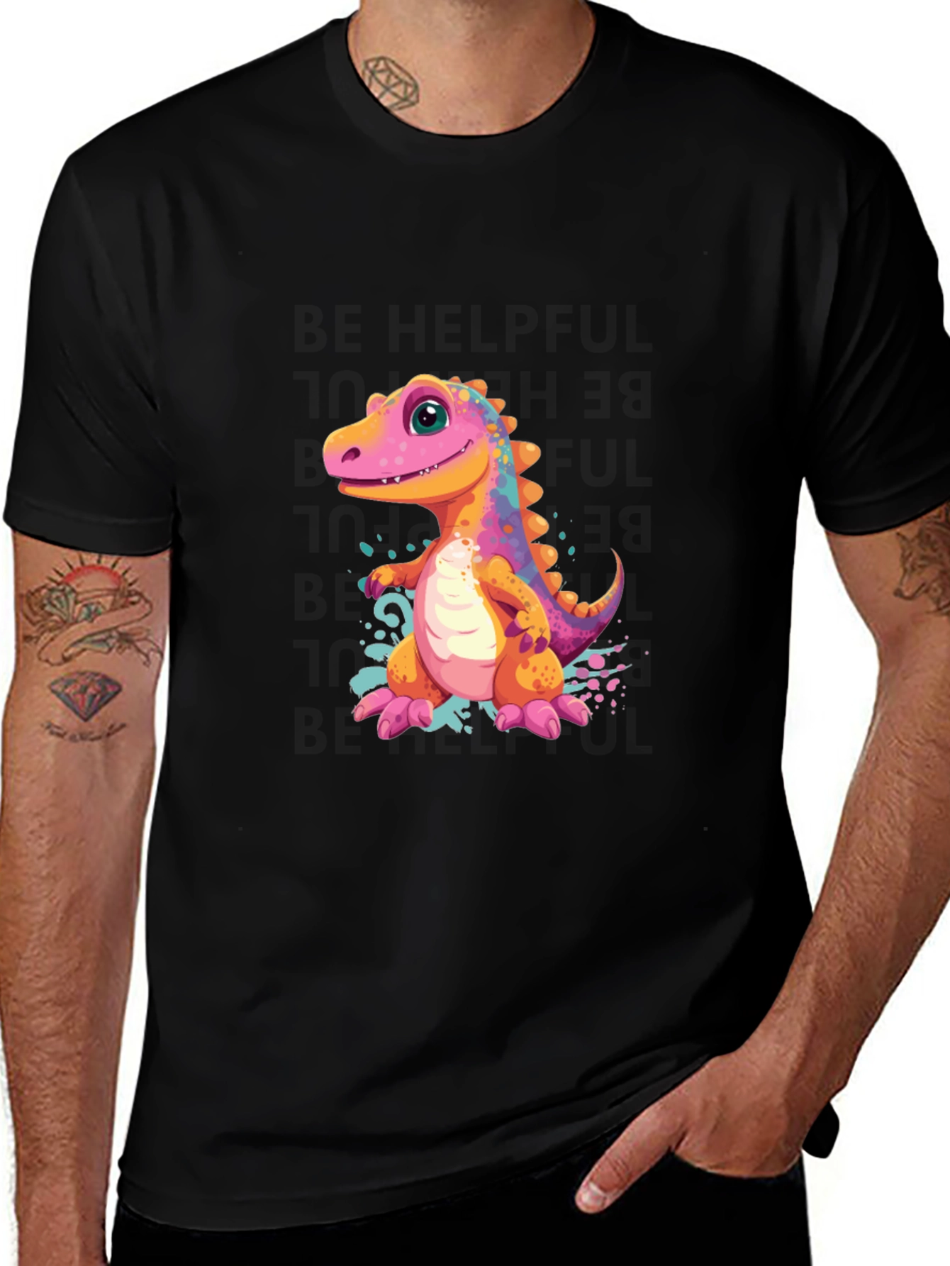 Dino T-Shirt - Cute Cartoon Dinosaur Design