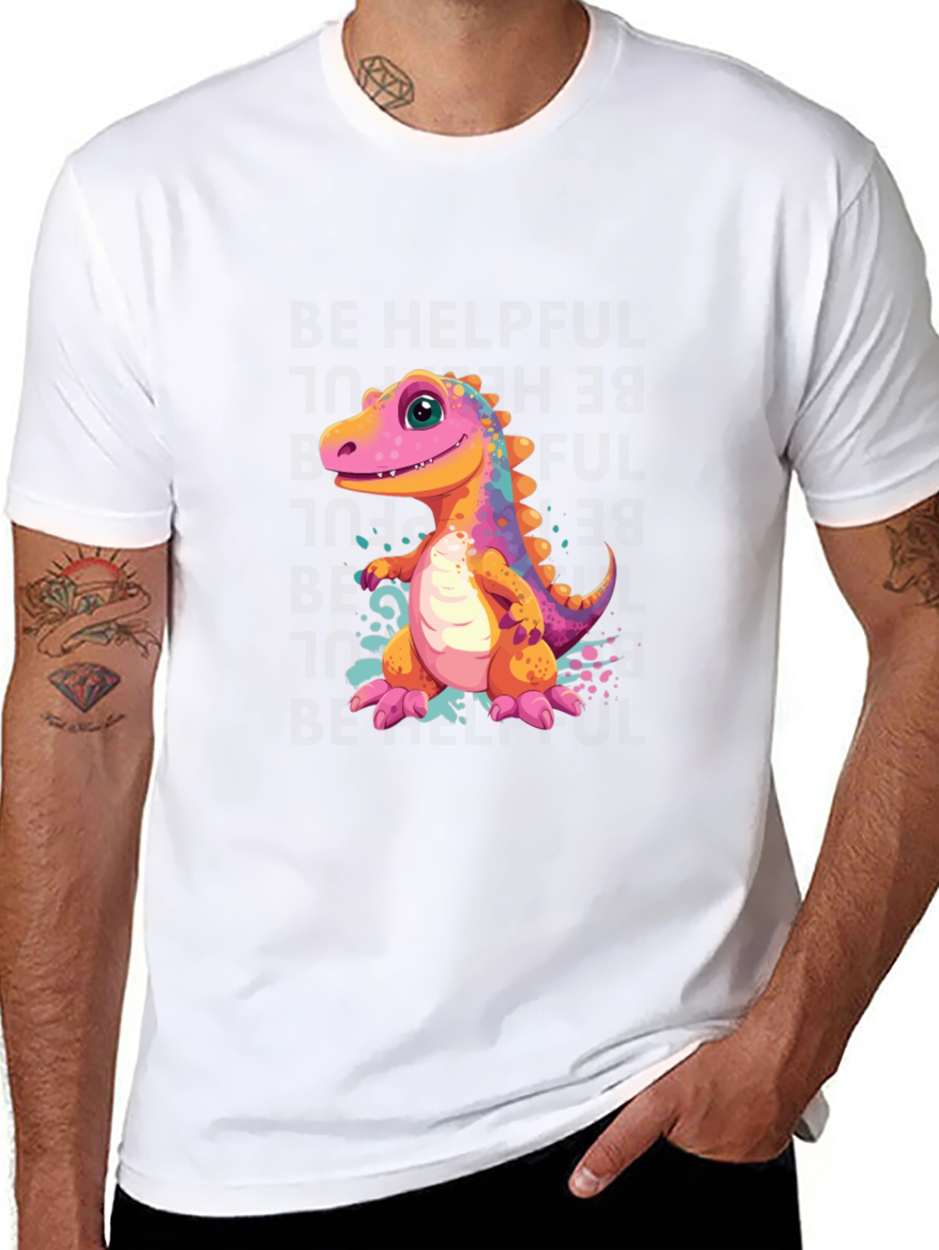 Dino T-Shirt - Cute Cartoon Dinosaur Design