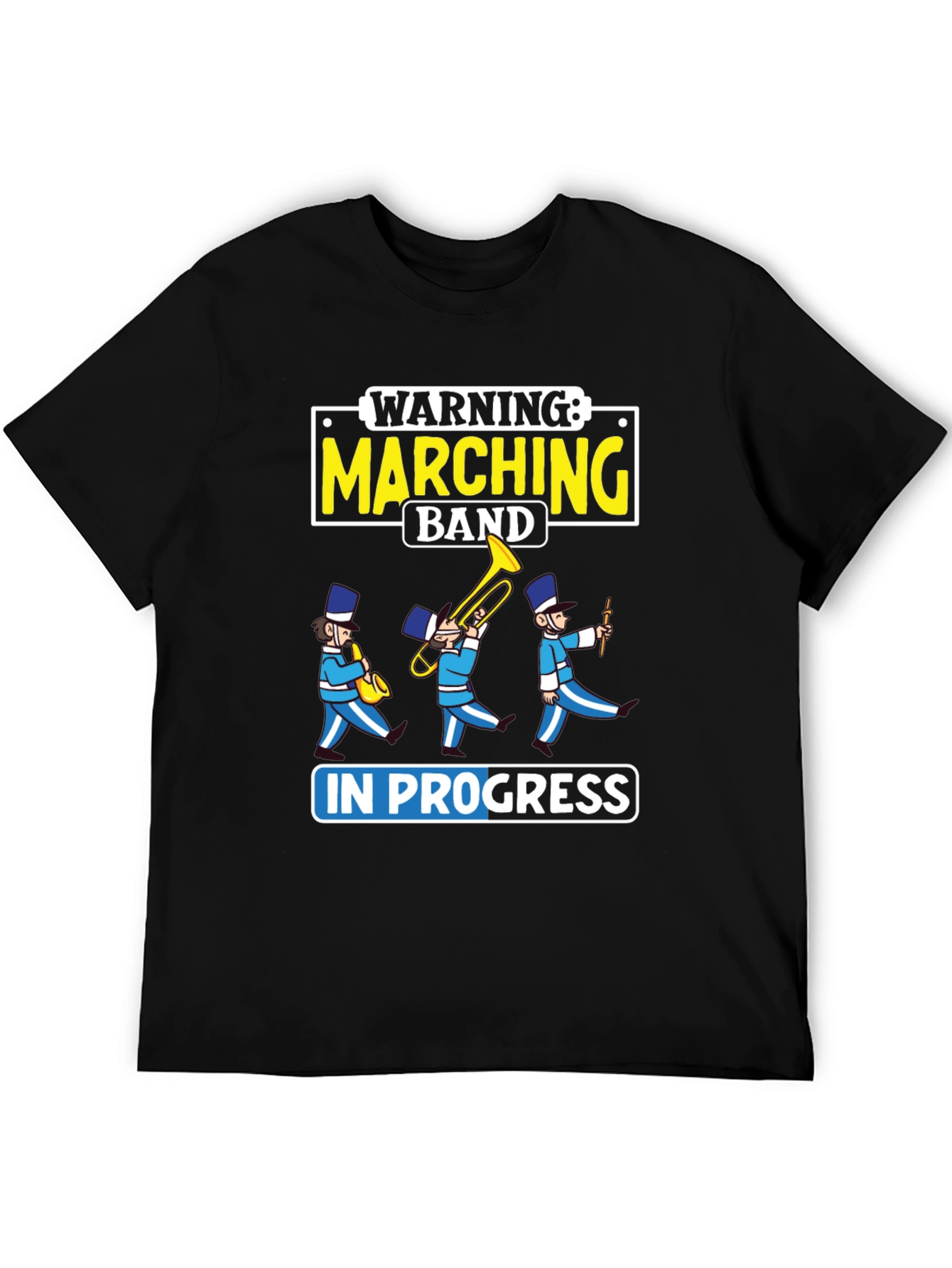 Marching Band In Progress T-Shirt Funny Band Tee