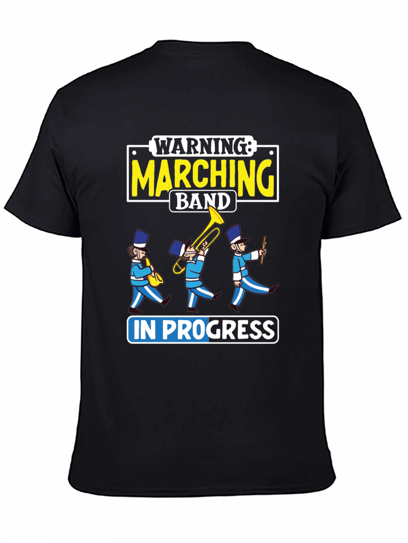 Marching Band In Progress T-Shirt Funny Band Tee