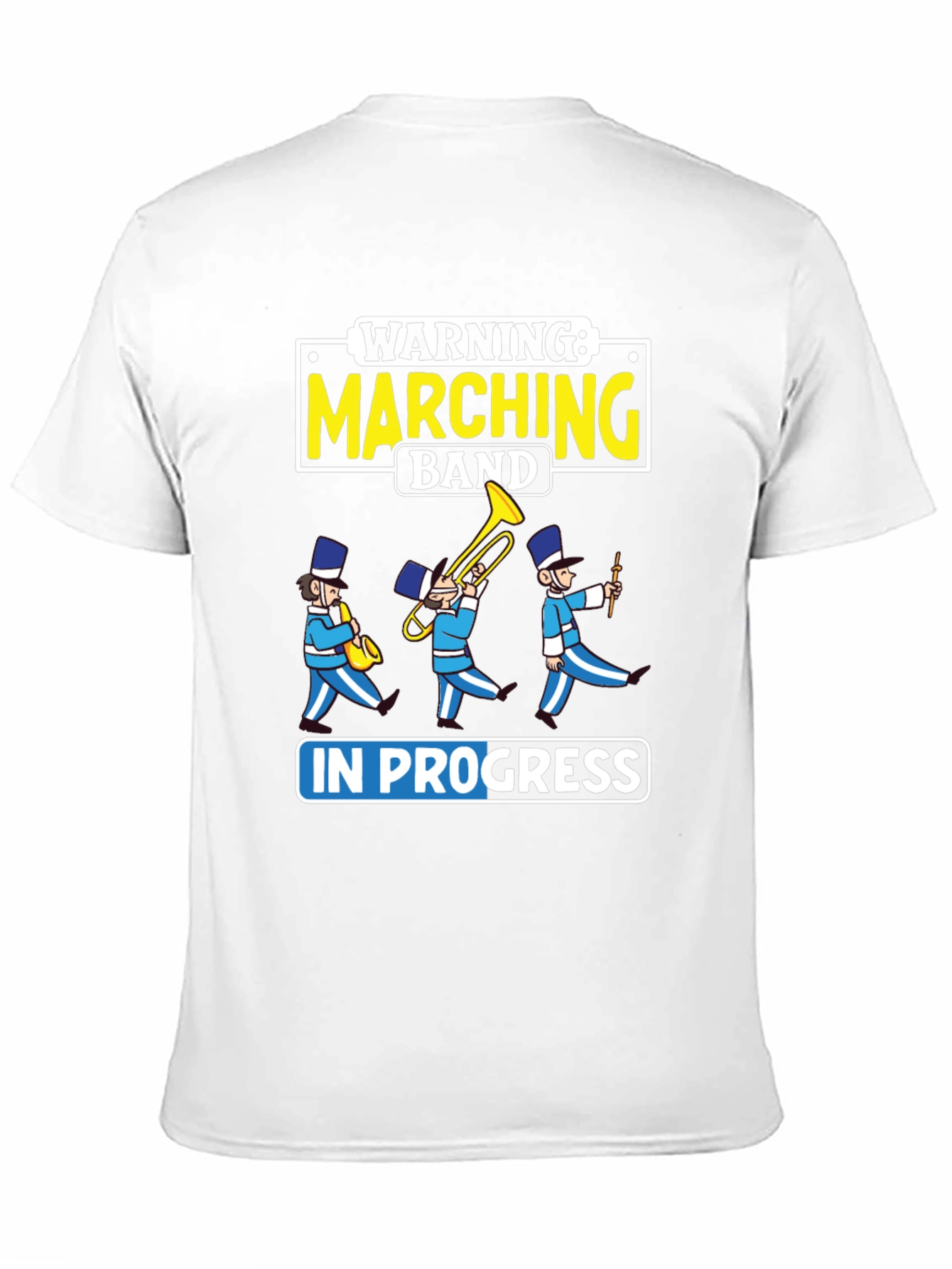Marching Band In Progress T-Shirt Funny Band Tee